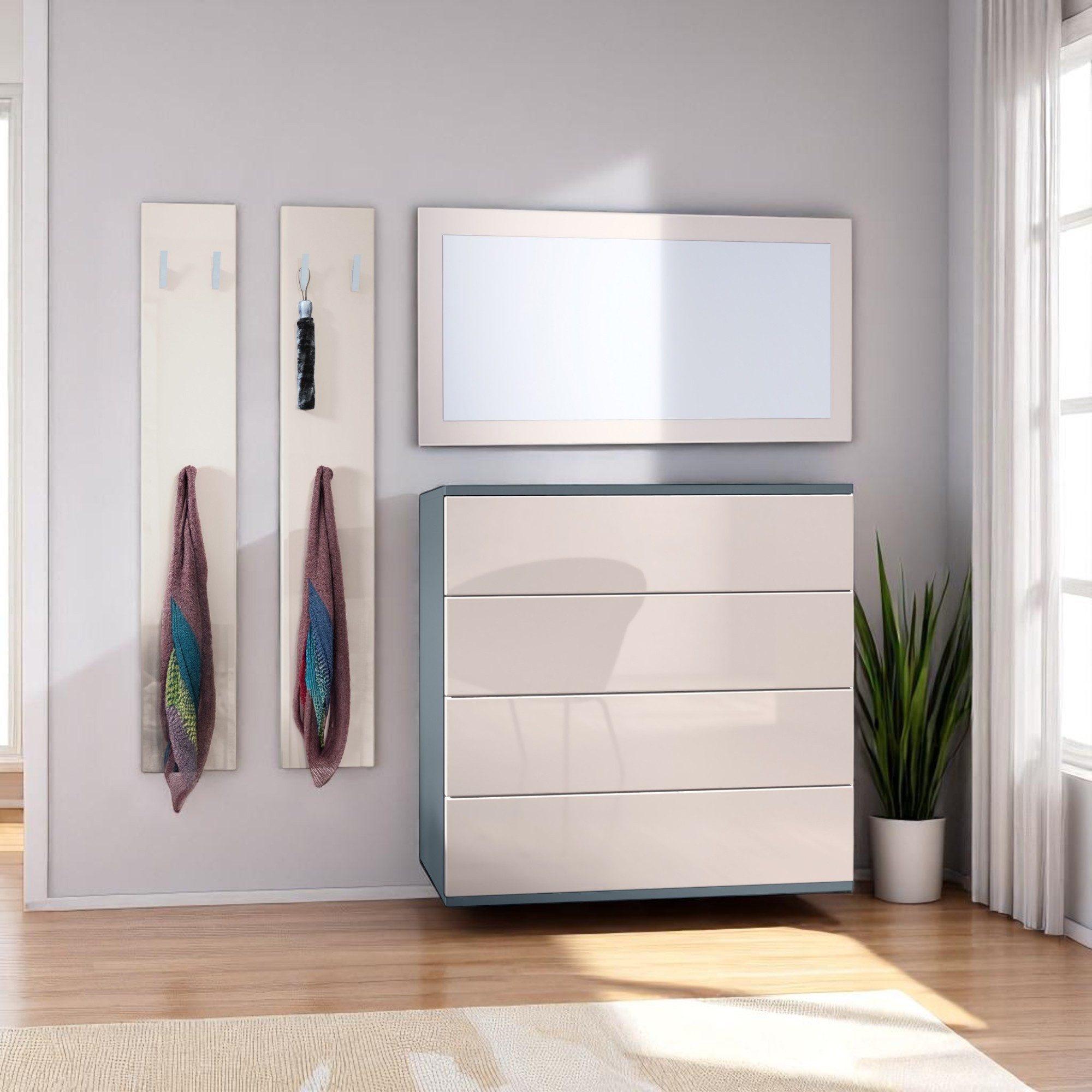 Vladon Garderoben-Set Horizon, (Garderoben-Set, bestehend aus günstig online kaufen
