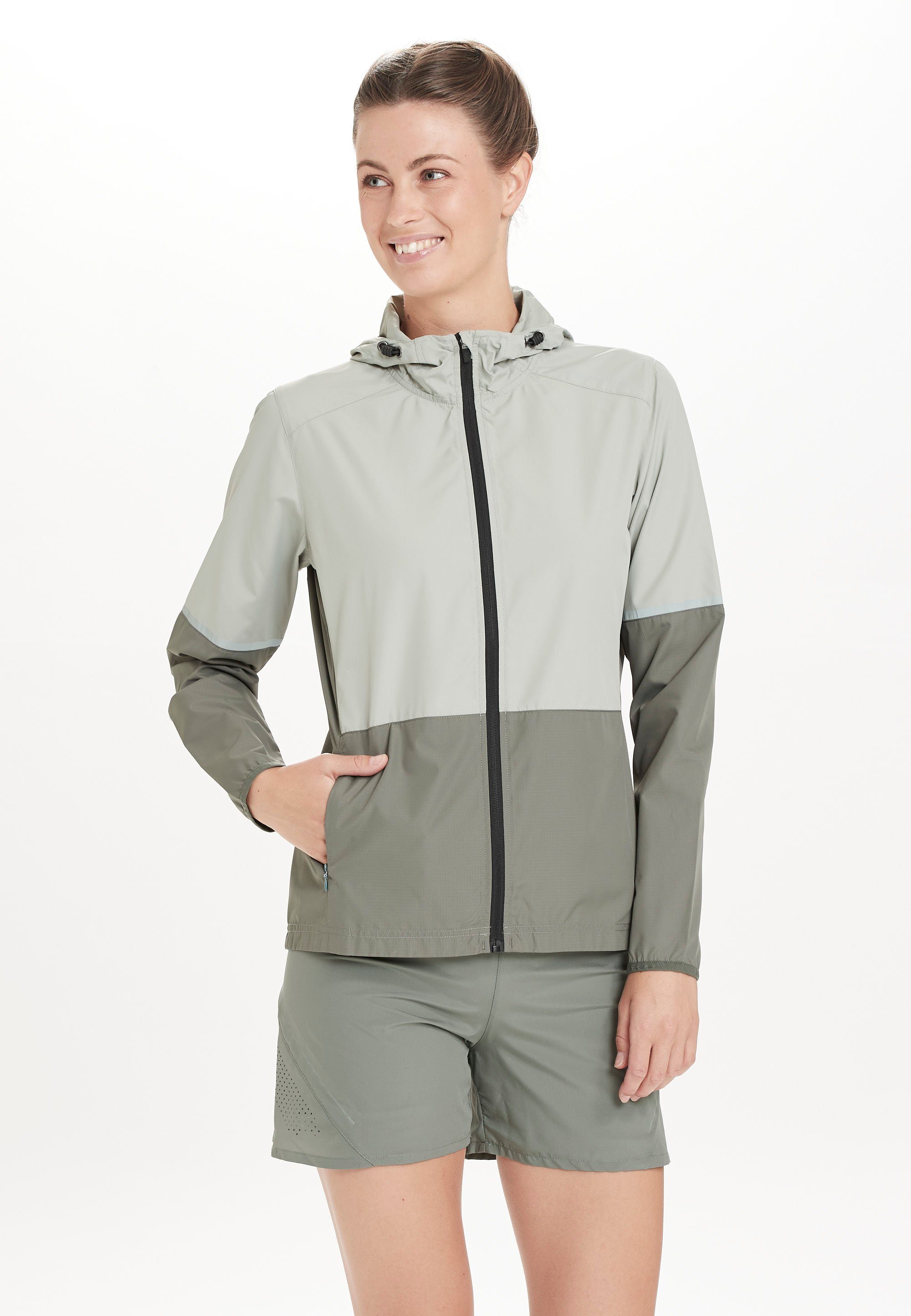 ENDURANCE Outdoorjacke mit und Funktion Kinthar wasserdichter wind- olivgrün