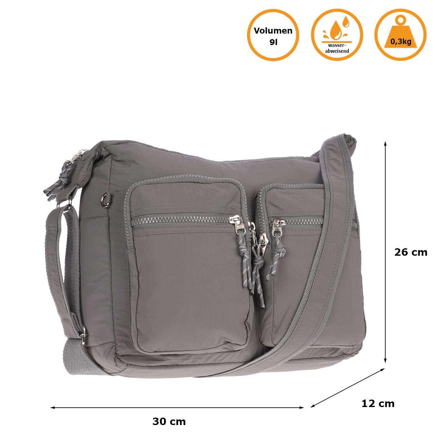 Christian Wippermann Henkeltasche Große Damen Tasche Umhängetasche Schultertasche (einzeln), Henkeltasche