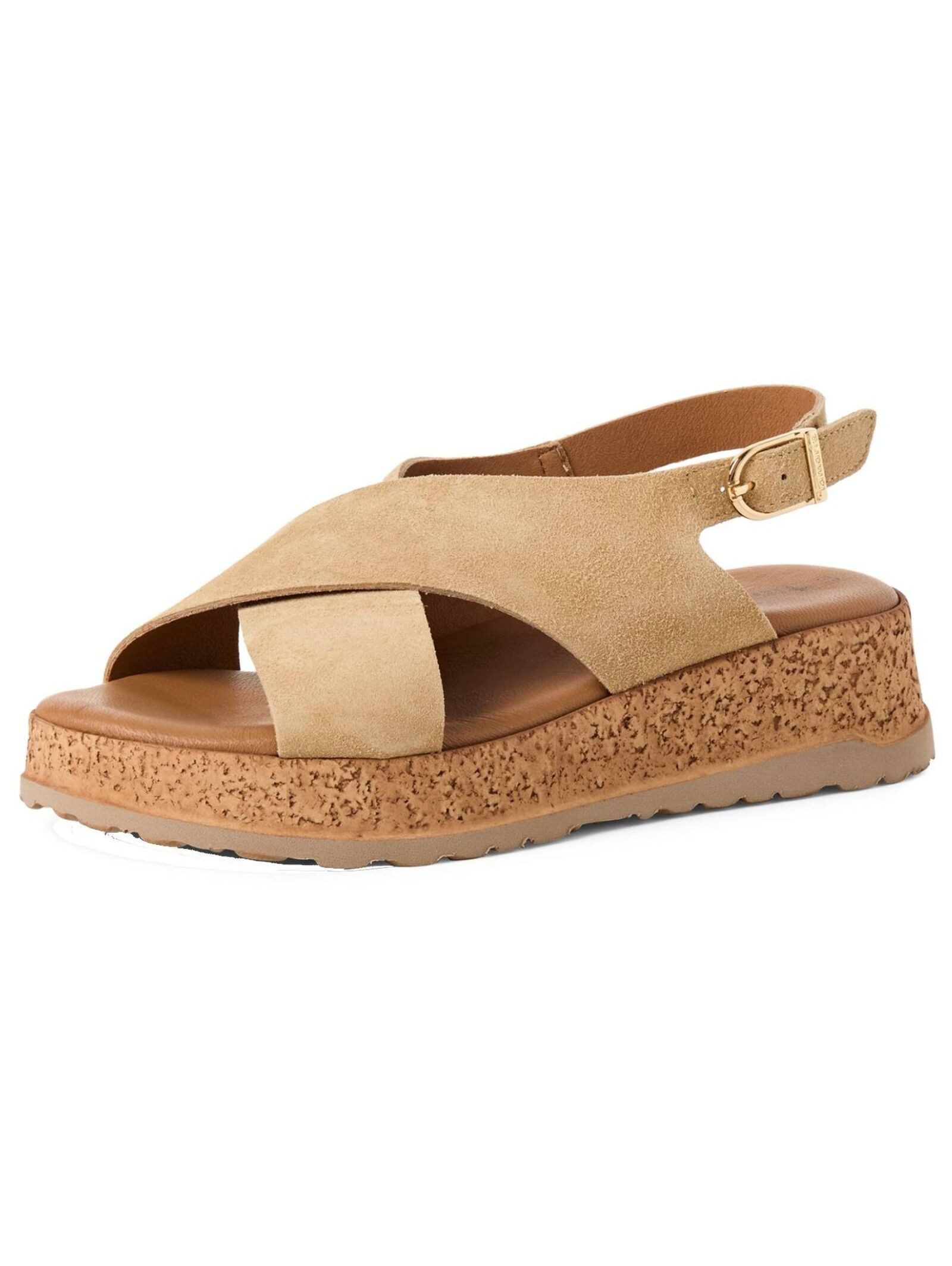 Tamaris Tamaris Sandalen Veloursleder Keilsandalette günstig online kaufen