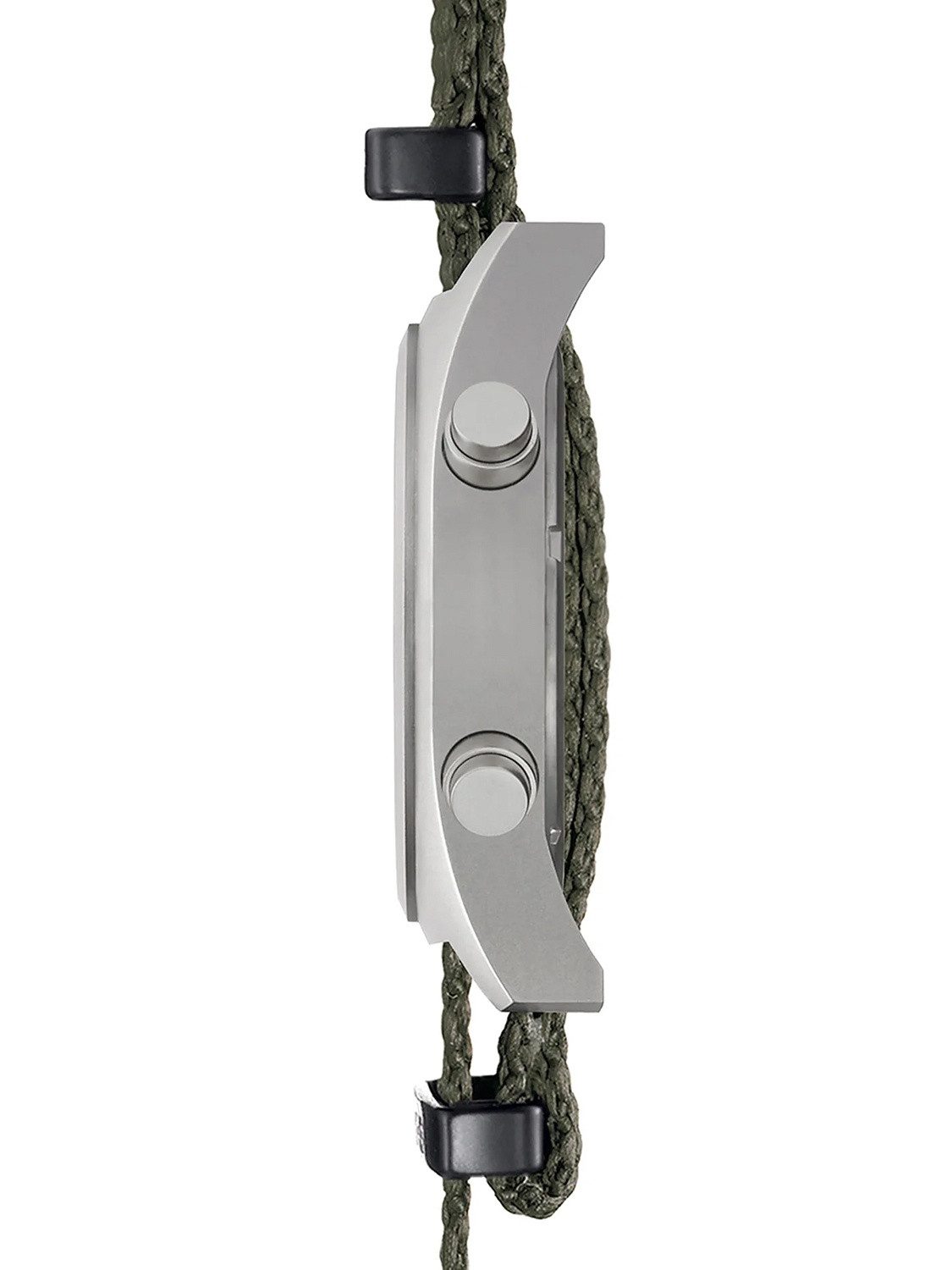 KHS Digitaluhr INCSD.NSGO, Herrenuhr Inceptor Stahl Digital Olivgrün