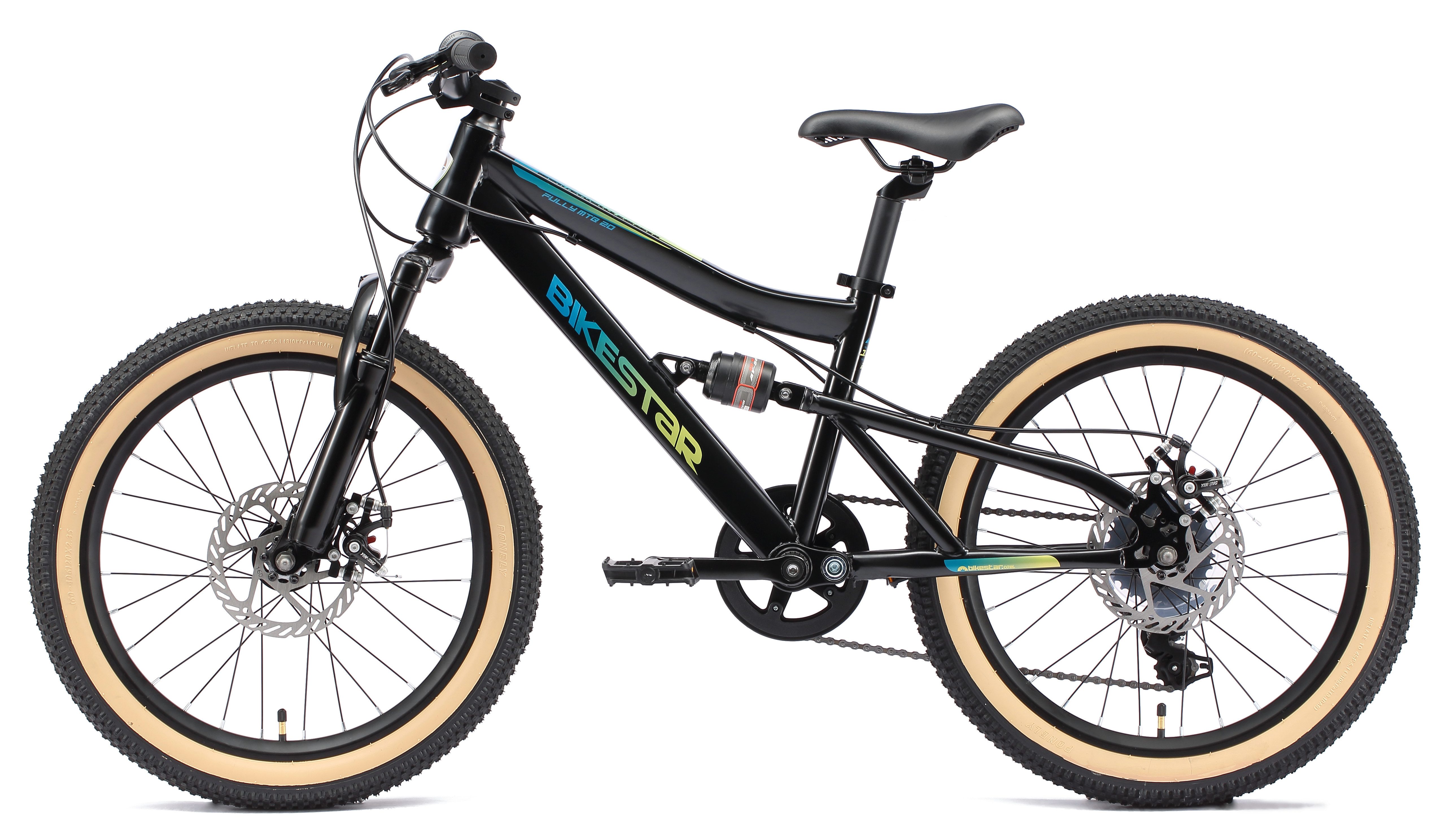 Bikestar Jugendfahrrad, 7 Gang Shimano RD-TY21 Schaltwerk, Kettenschaltung