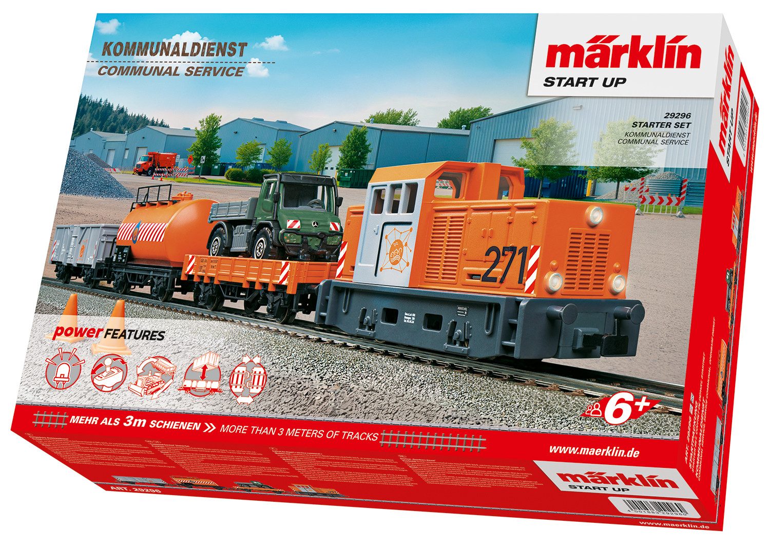 Märklin Modelleisenbahn-Set Märklin Start up, Startpackung Kommunaldienst - 29296, Spur H0