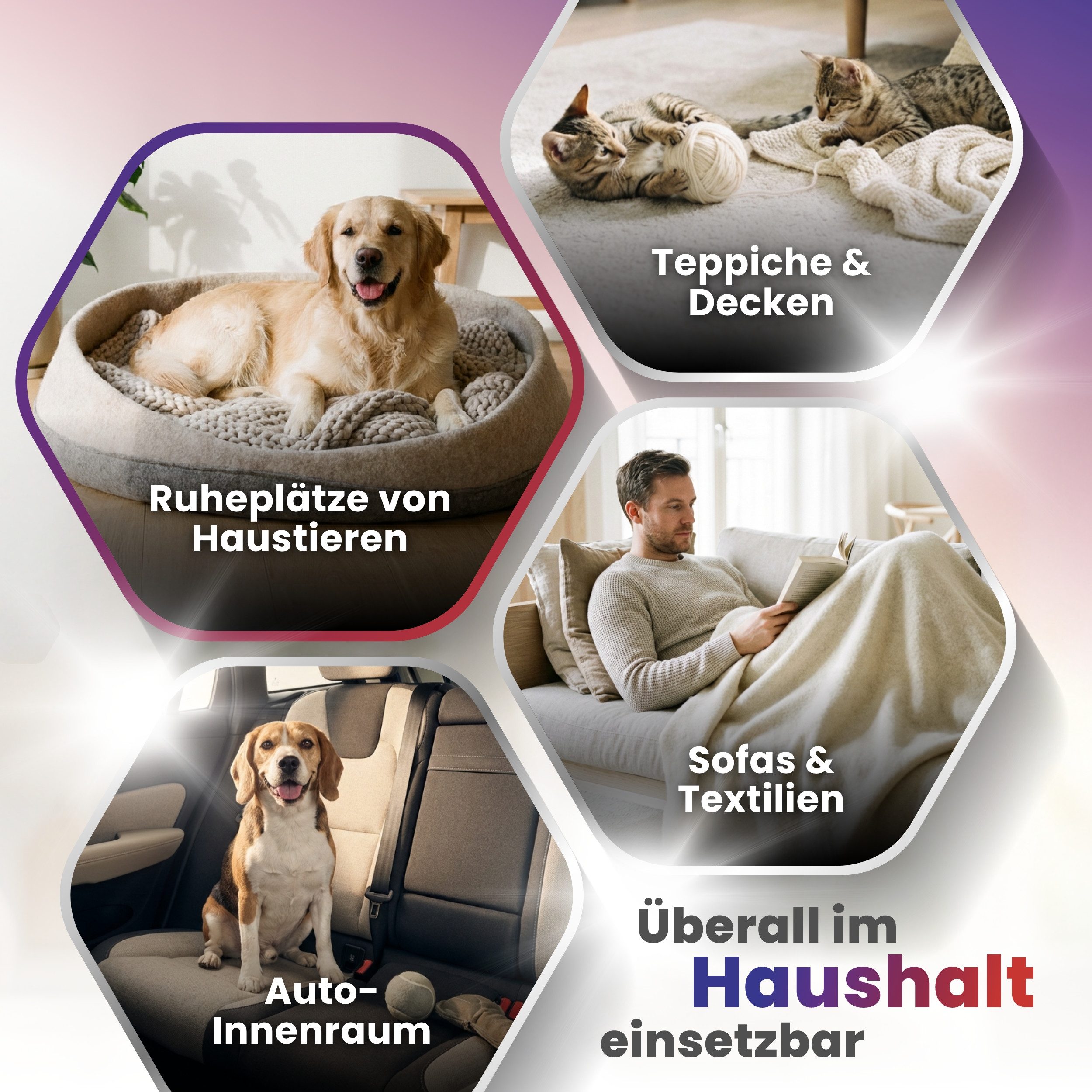 Repellion Insektenspray Anti Floh Spray - Flohspray für Wohnung & Umgebung - Flohmittel, 500 ml, Für Teppiche, Polster & Tierumfeld gegen Flöhe, Larven & Ungeziefer