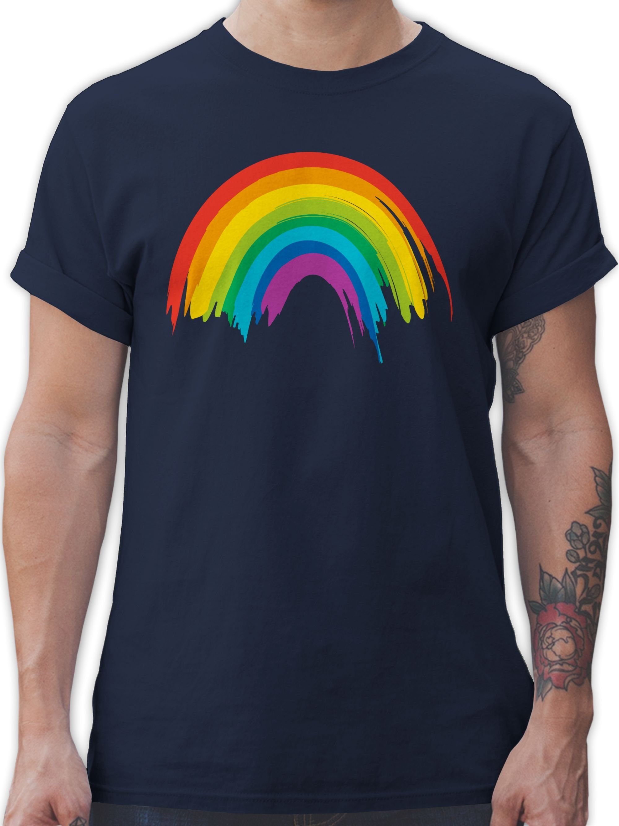 Shirtracer T-Shirt Regenbogen LGBT & LGBTQ günstig online kaufen
