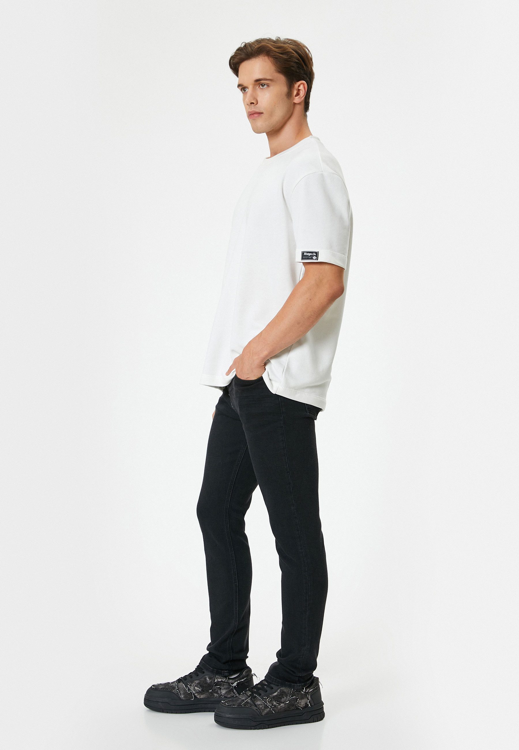 Koton Slim-fit-Jeans Normale Leibhöhe Slim