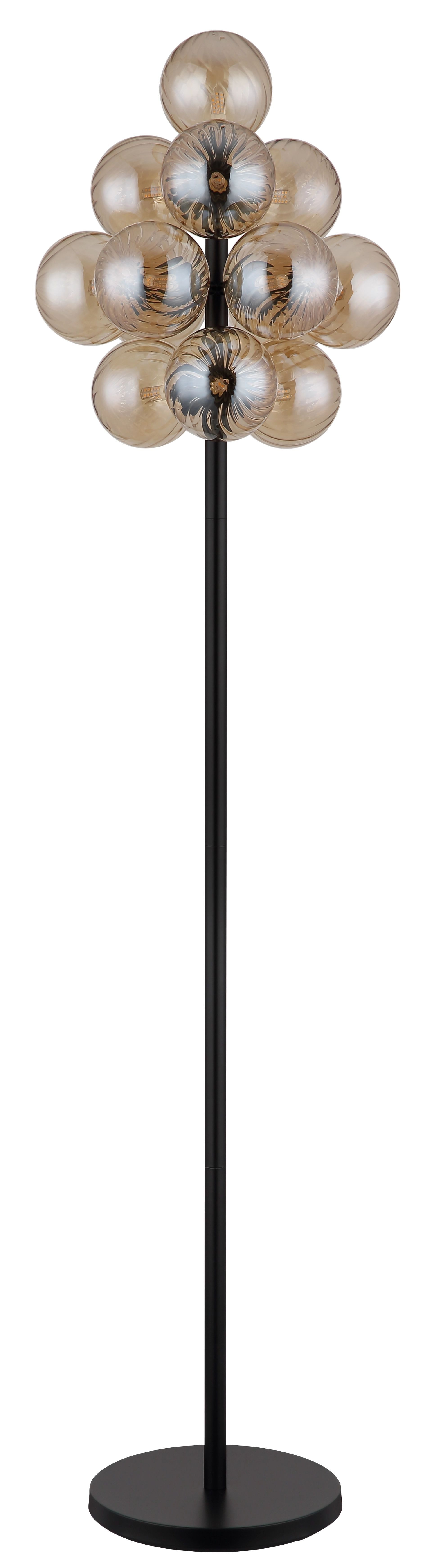 GLOBO LIGHTING Stehlampe CONOR, ohne Leuchtmittel, Stehleuchte, Glas, Wohnz günstig online kaufen