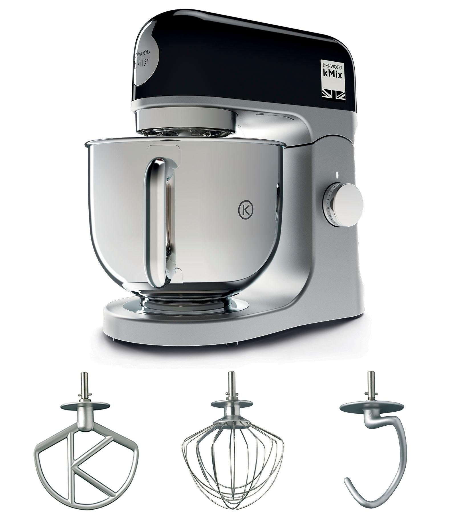 3-tlg. W, 5 750BK, Patisserie-Set Schüssel, 5l Küchenmaschine 1000 l und kMix KMX KENWOOD inkl. Schüssel