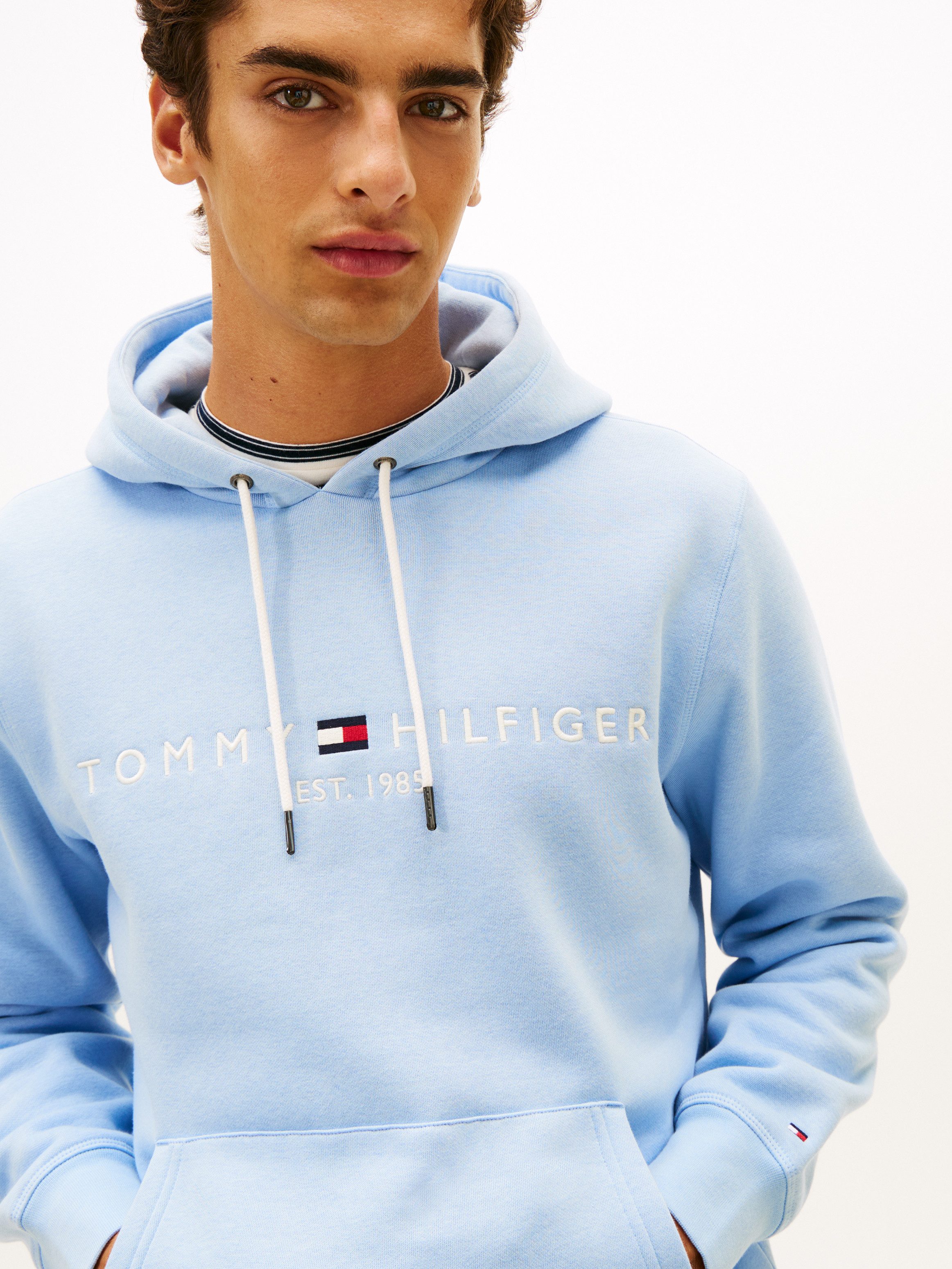 Tommy Hilfiger Kapuzensweatshirt TOMMY LOGO HOODY mit Kapuze und Kängurutas günstig online kaufen