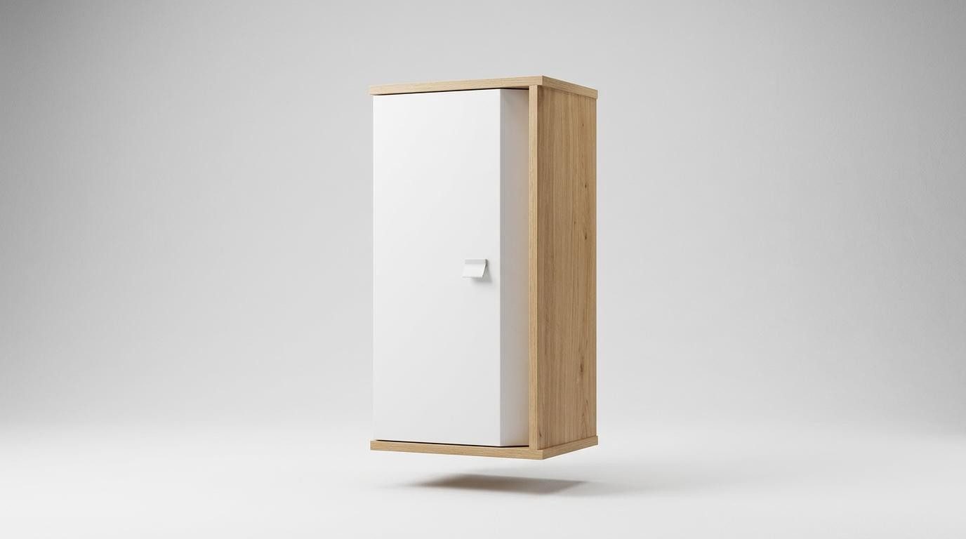 JVmoebel Hängeschrank Wandschrank Stil modern braun bequem praktisch Wohnzimmer (1-tlg)