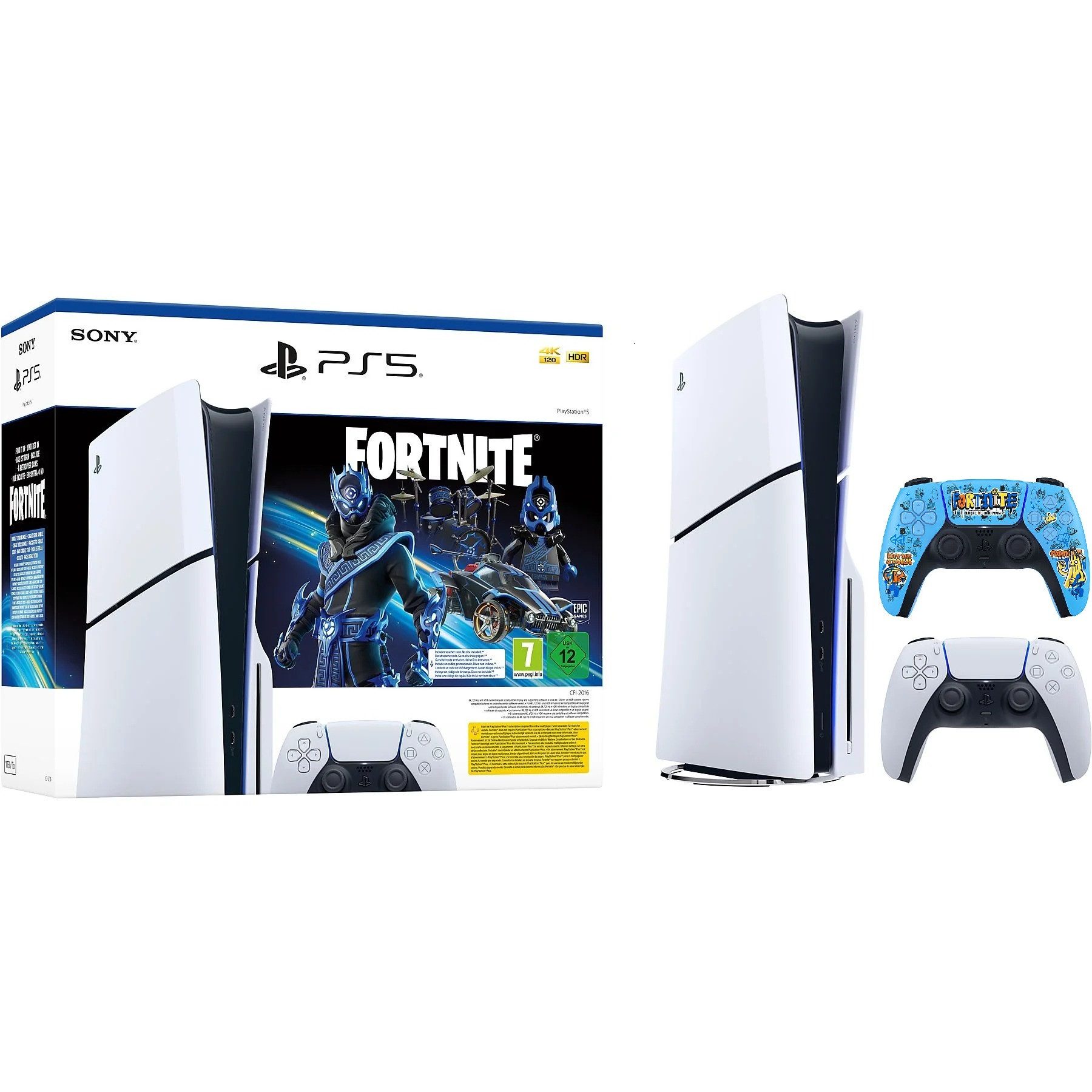 Playstation PlayStation 5 Slim mit Laufwerk + Fortnite Gutschein 1TB
