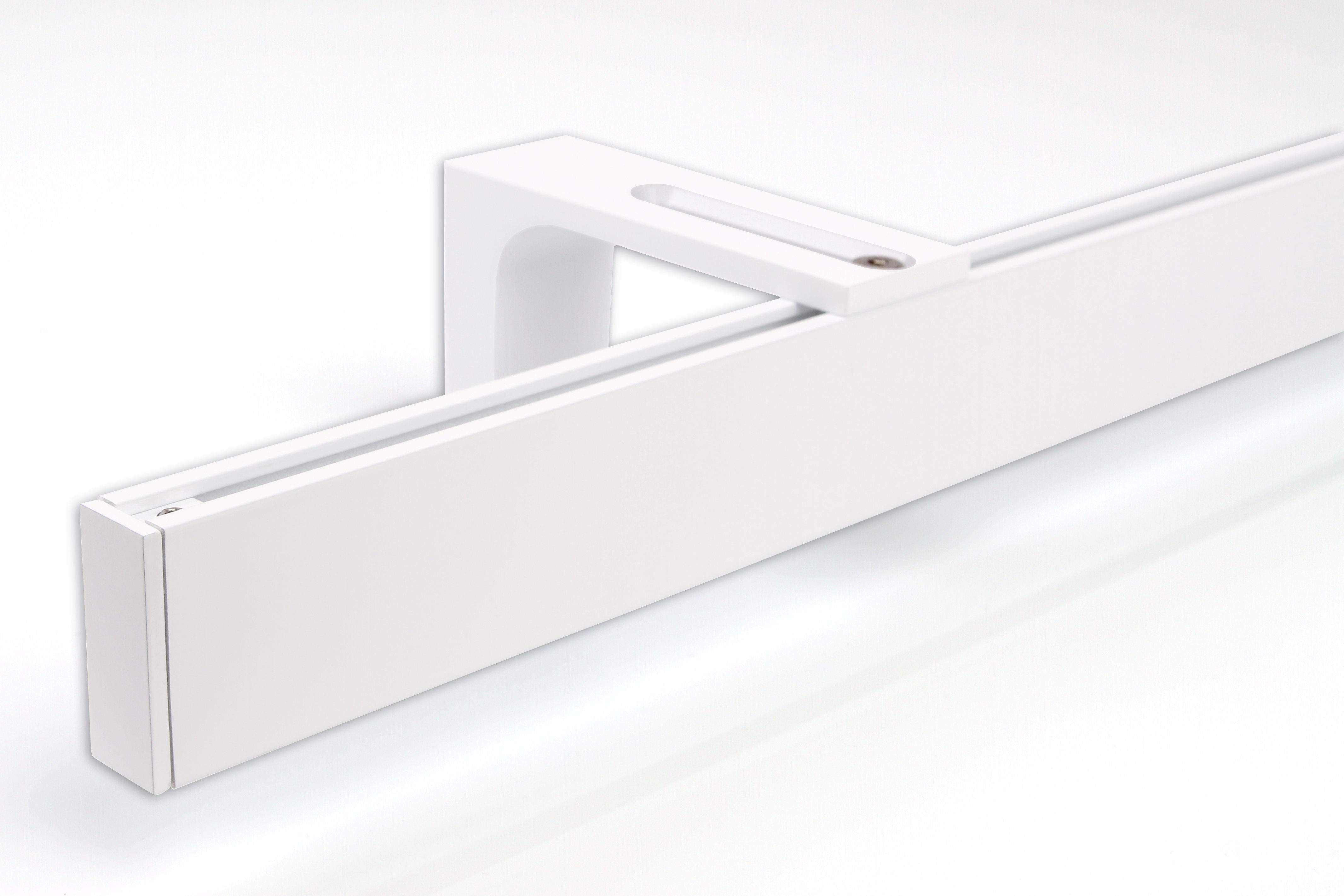 Deco-Raum Gardinenstange Innenlauf eckig, 1-läufig, Wunschmaßlänge, kürzbar günstig online kaufen