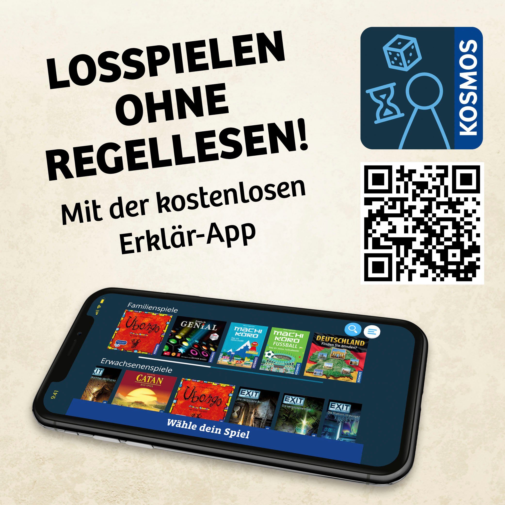 Kosmos Spiel, Kartenspiel Made in Drachenhüter, Germany