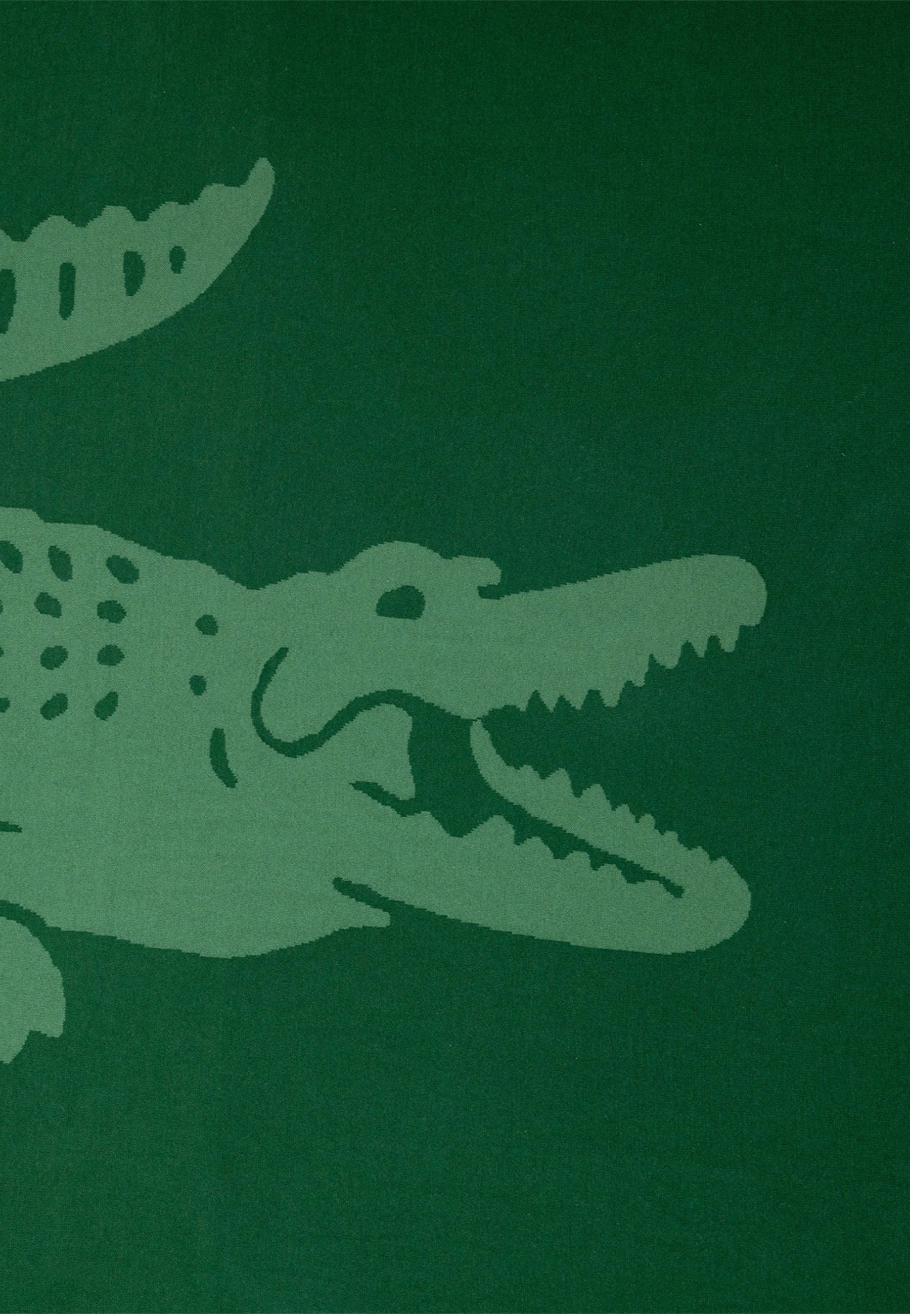 Plaid LREFLET, Lacoste, mit Label-Applikationen