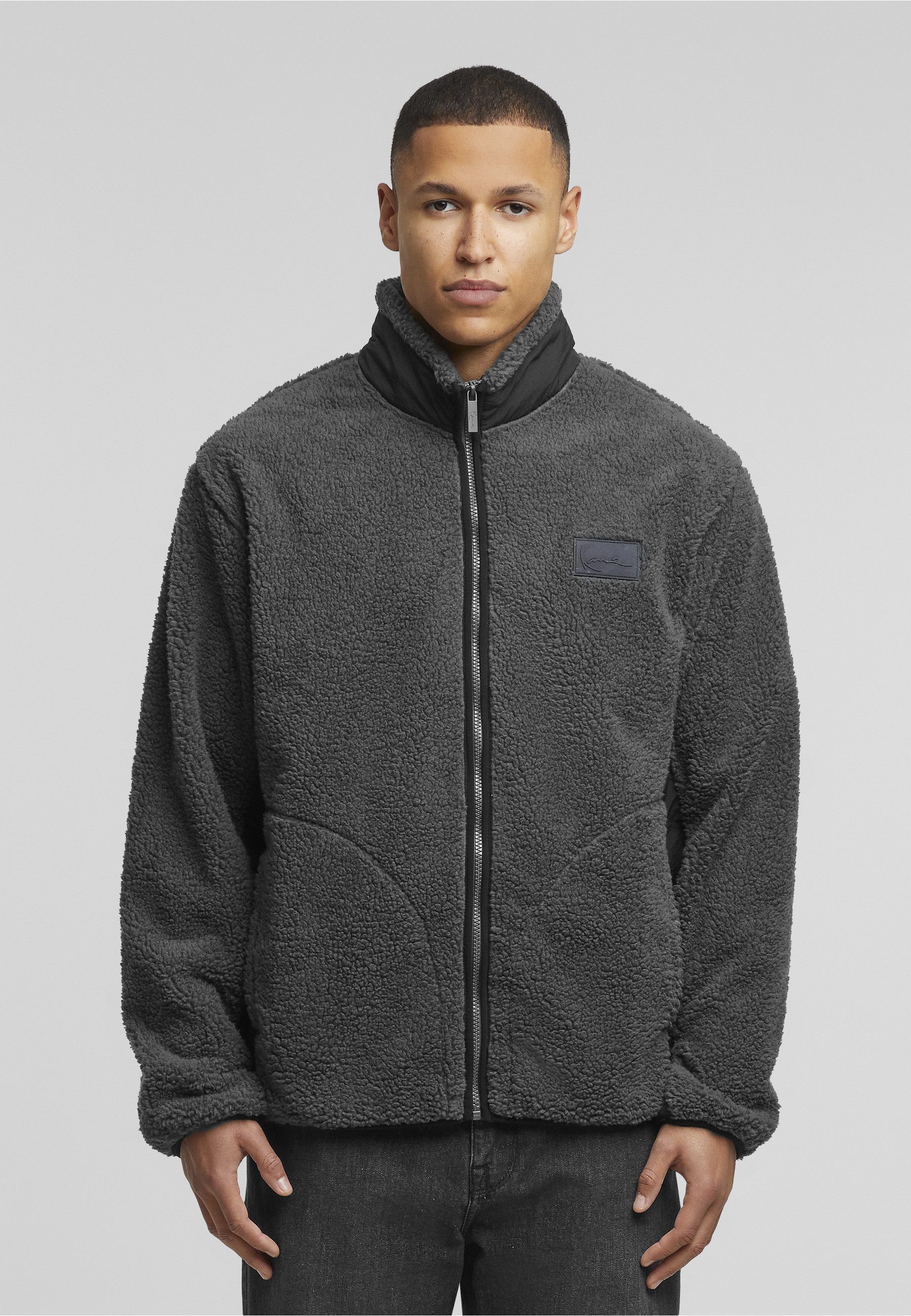 Karl Kani Allwetterjacke Karl Kani Karl Kani Sport Patch Teddy Jacket (1-St)