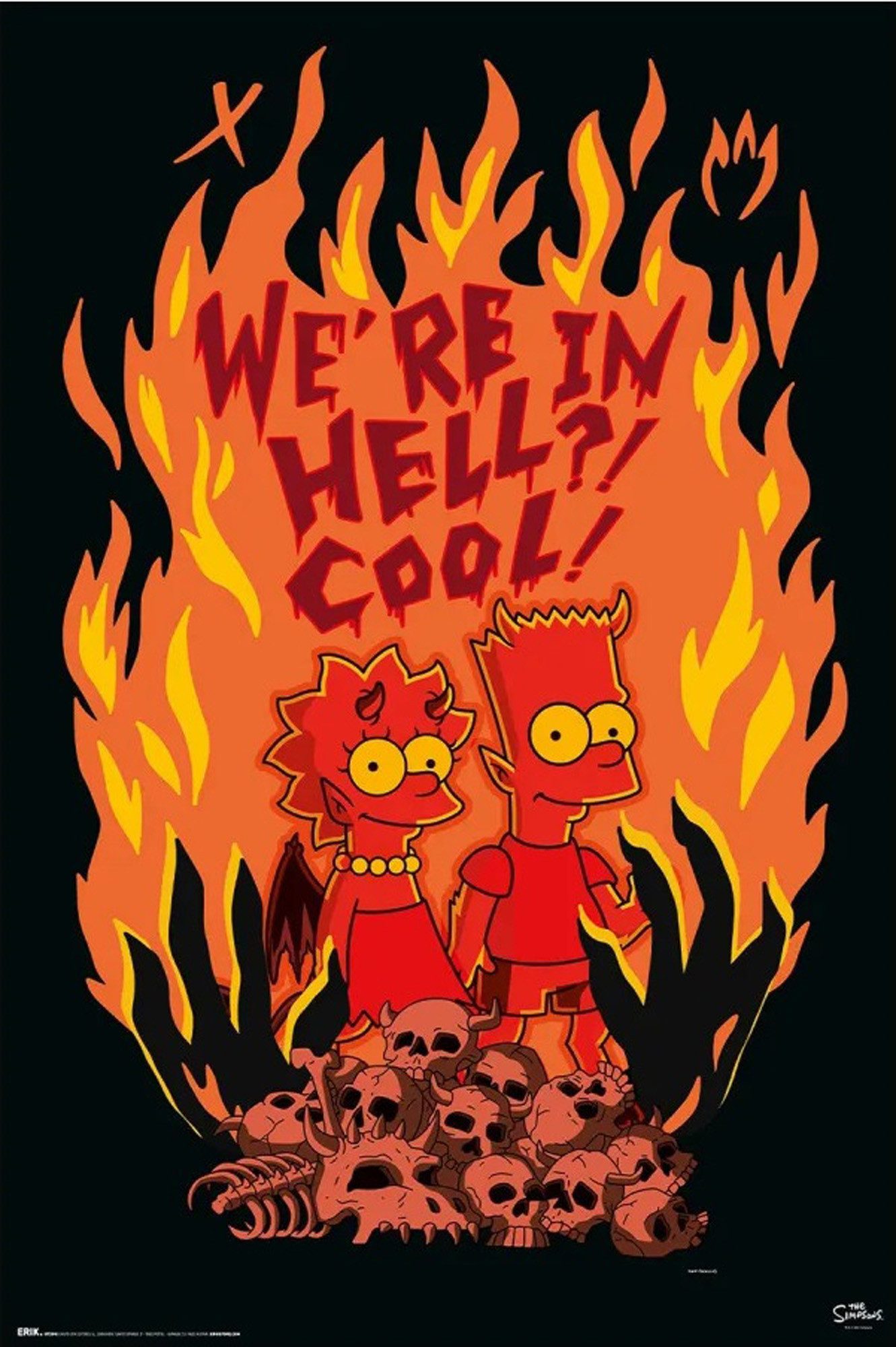 Poster The Simpsons - In the Hell - Poster 61x91,5 cm