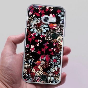 DeinDesign Handyhülle Dark Kimono, Silikon Hülle, Bumper Case, Handy Schutzhülle, Smartphone Cover Blumen Design Abstrakt