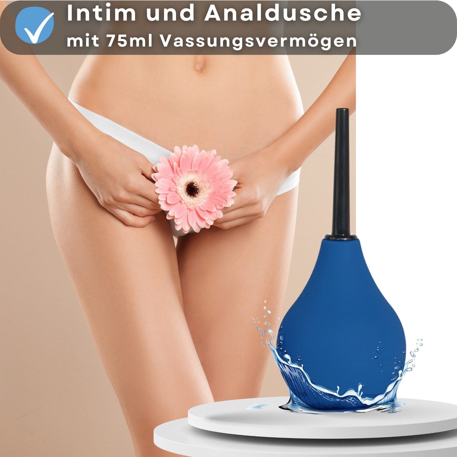 Lovelyness Mobiles Bidet Intimdusche 75ml, 200ml und 475ml Größen zur Reinigung