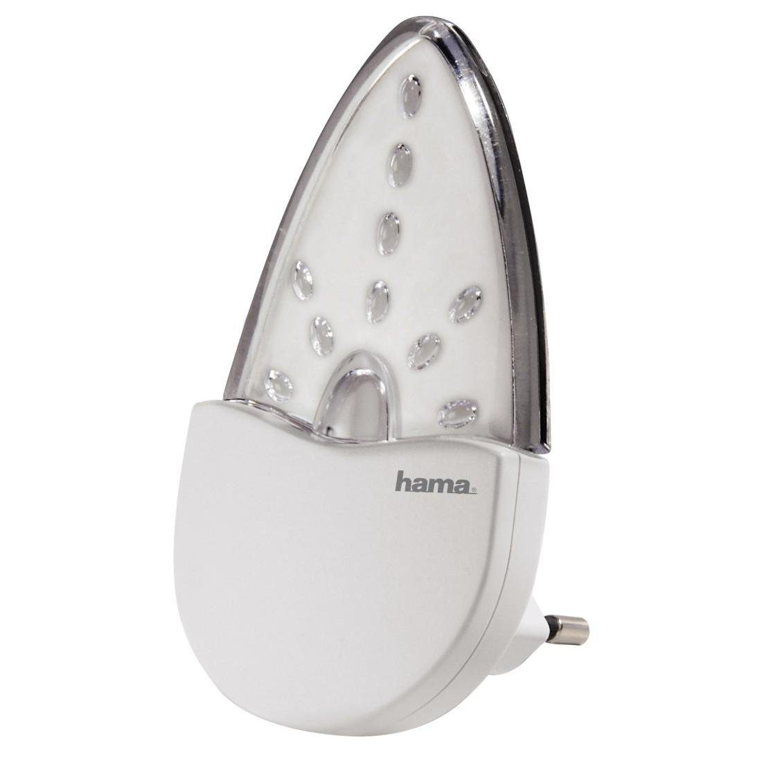 Hama LED Steckdose LED bernsteinfarben Nachtlichtfunktion, für integriert, Baby, Kinder, Nachtlicht Nachtlampe Bernstein, Schlafzimmer, fest