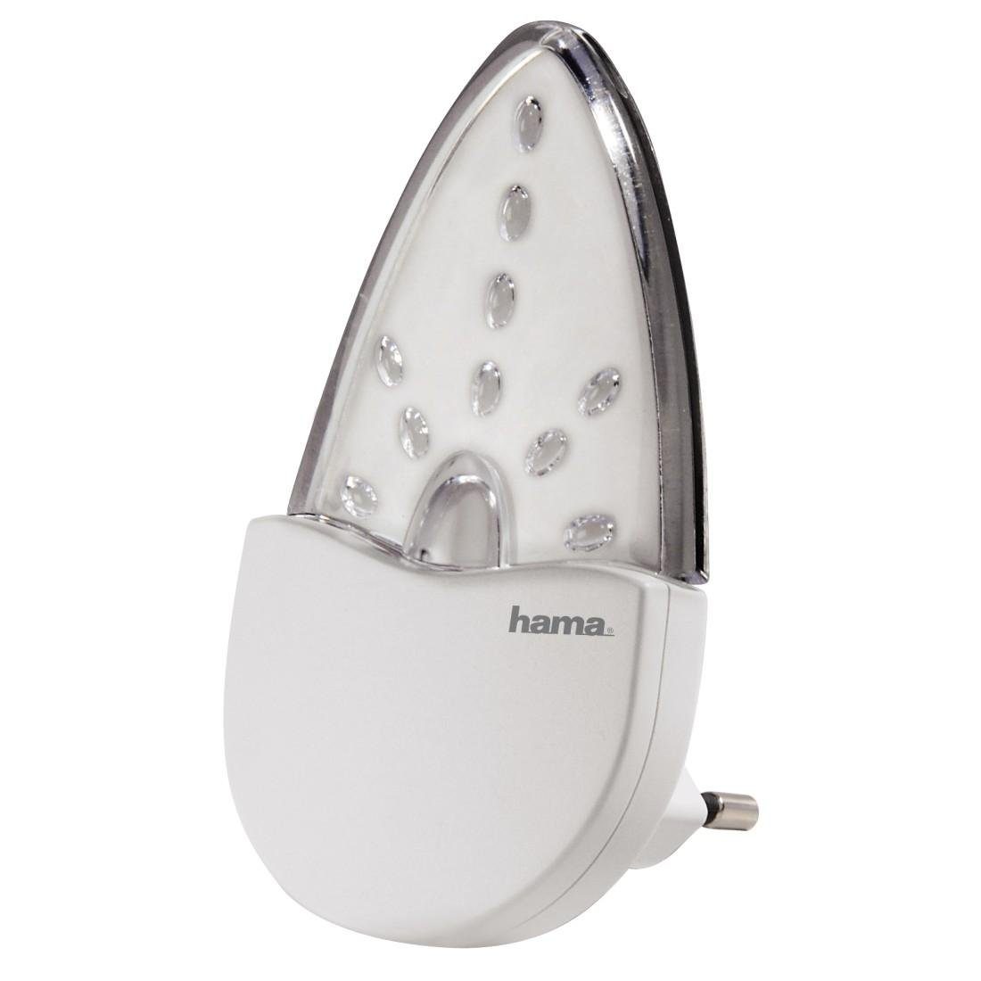 Hama LED Nachtlicht Nachtlampe Steckdose für Baby, Kinder, Schlafzimmer,  Bernstein, Nachtlichtfunktion, LED fest integriert, bernsteinfarben