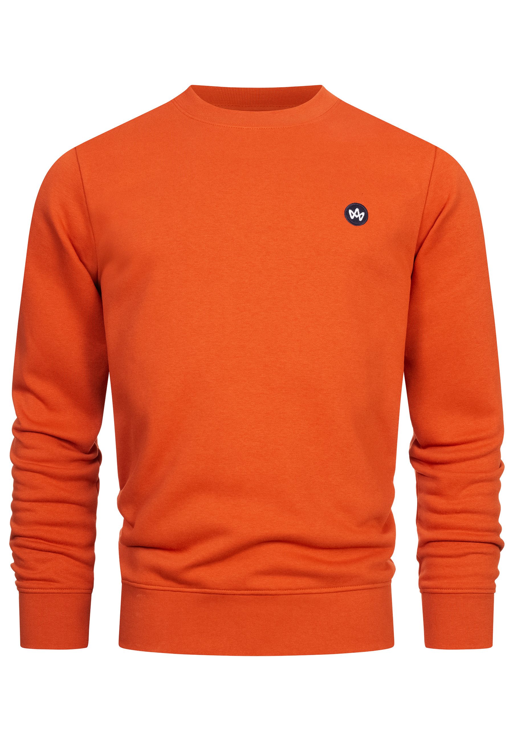 Kronstadt Kapuzenpullover KSLars Sweatshirt mit Rundhalsausschnitt günstig online kaufen