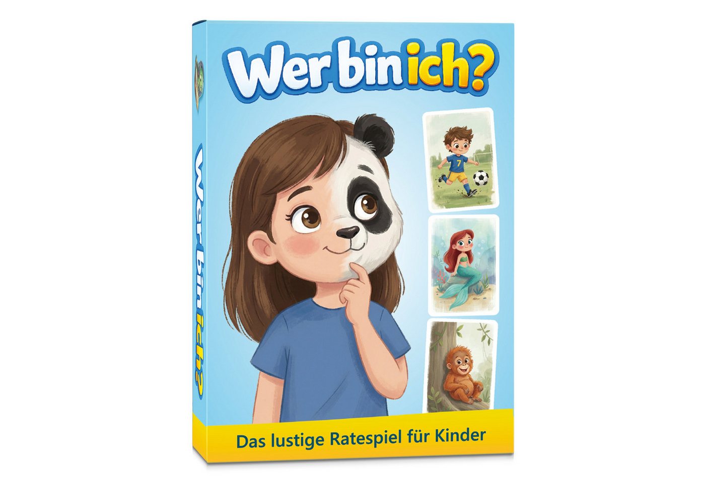 GLÜCKSWOLKE Spiel Wer bin ich?, Ratespiel, Familienspiel, Kinderspiel, Gesellschaftsspiel, Reisespiel, Inklusive 4 Bonus-Spiele