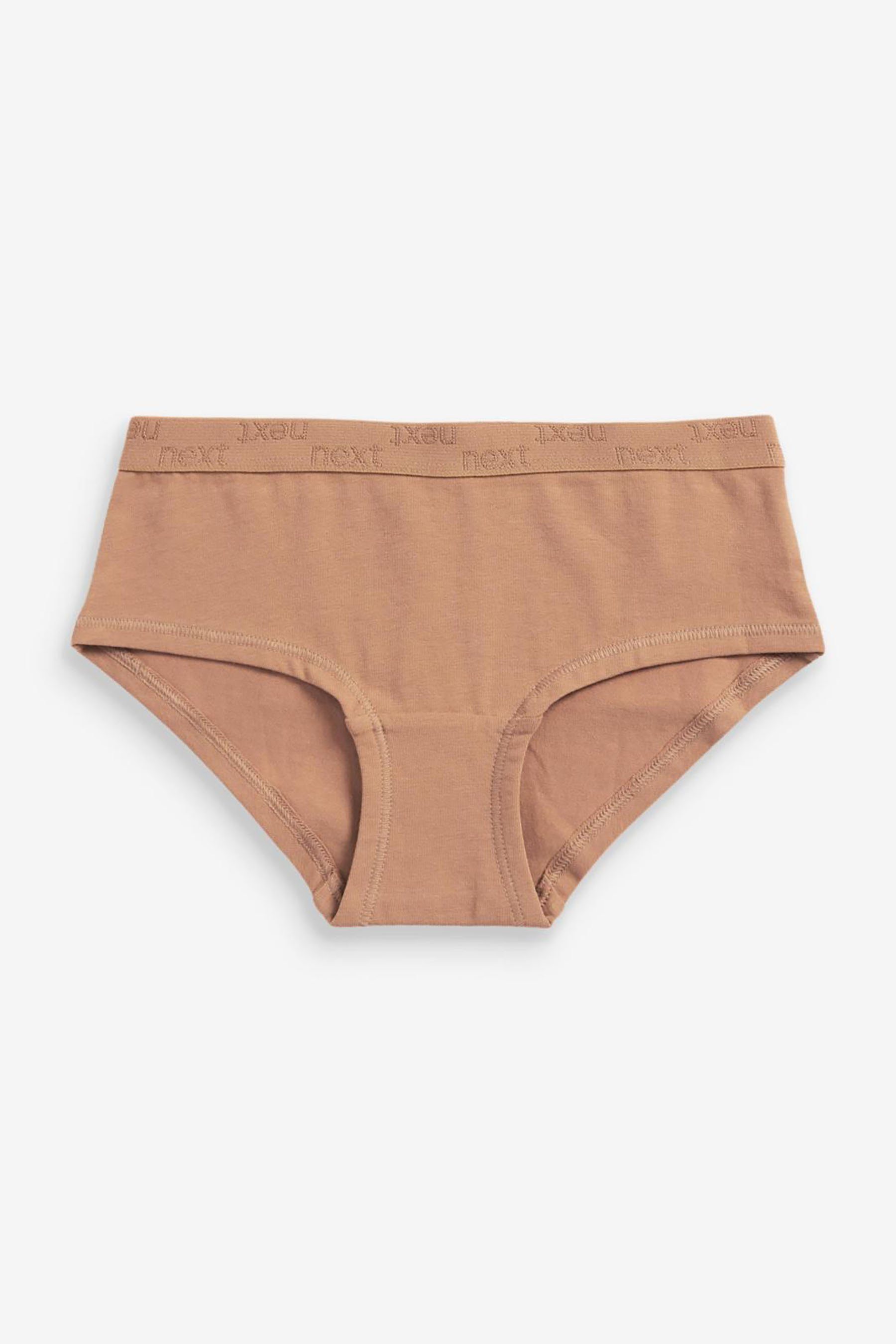 Next im Hüftslips (5-St) Beige Hipster Praline 5er-Pack