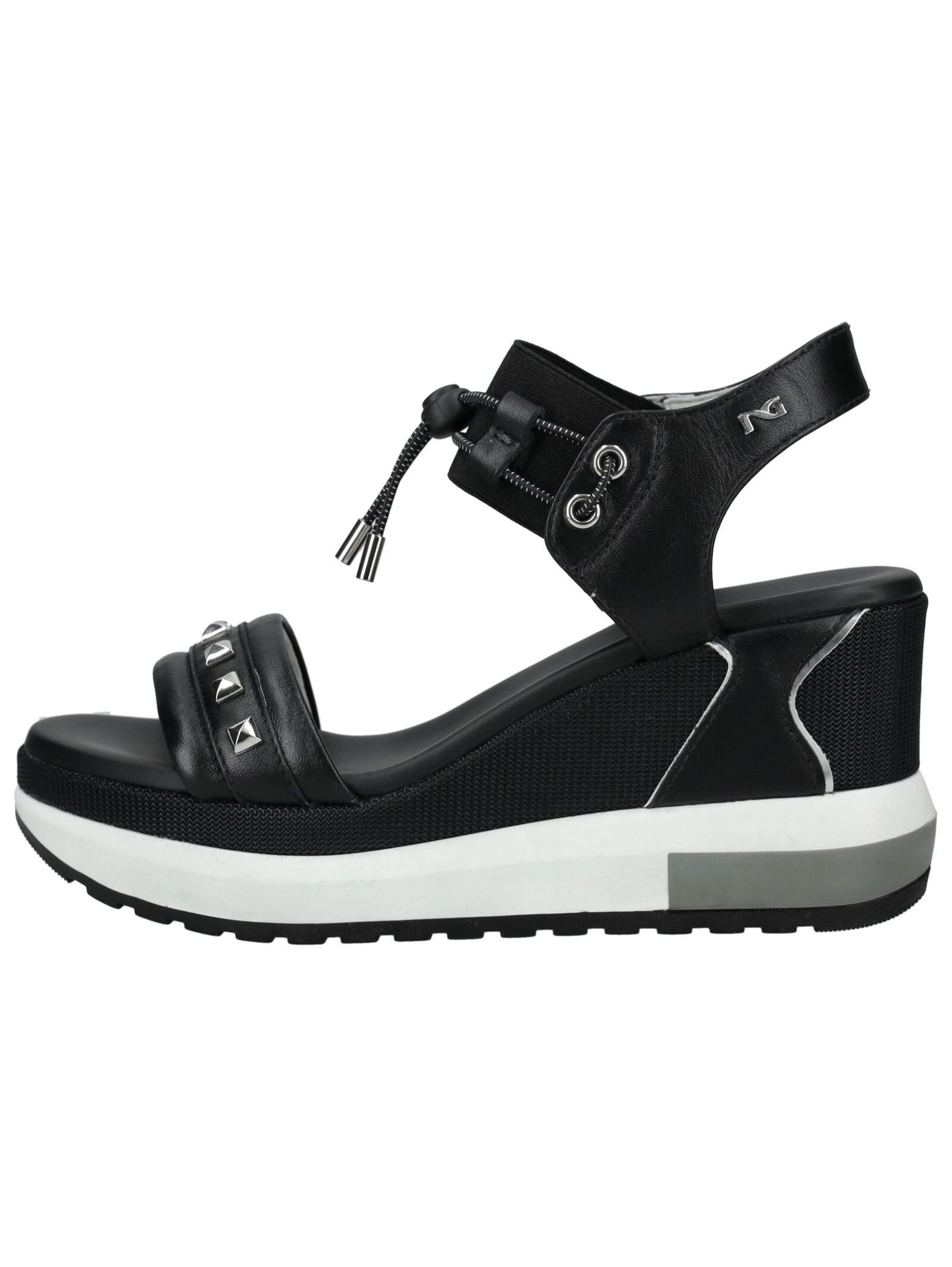 Nero Giardini Nero Giardini Sandalen Leder/Textil Keilsandalette