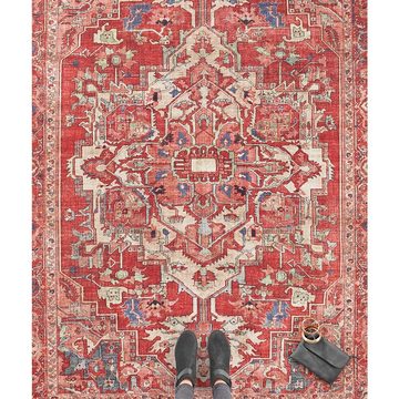 Teppich Vintage Teppich Leta Orientrot, NOURISTAN, rechteckig, Höhe: 5 mm