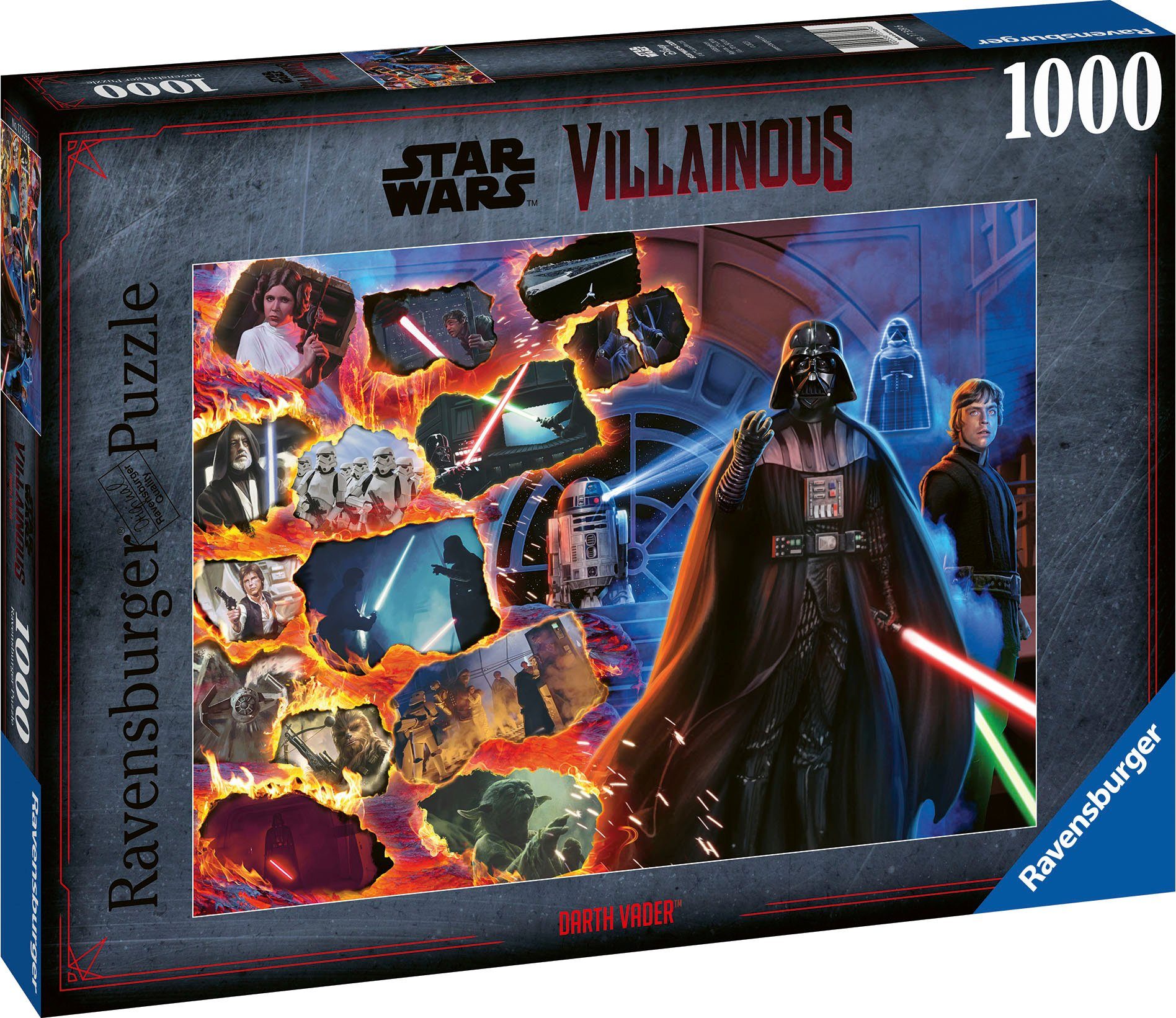 Ravensburger Puzzle Star Wars Made Puzzleteile, in 1000 Vader, Villainous, Germany Darth