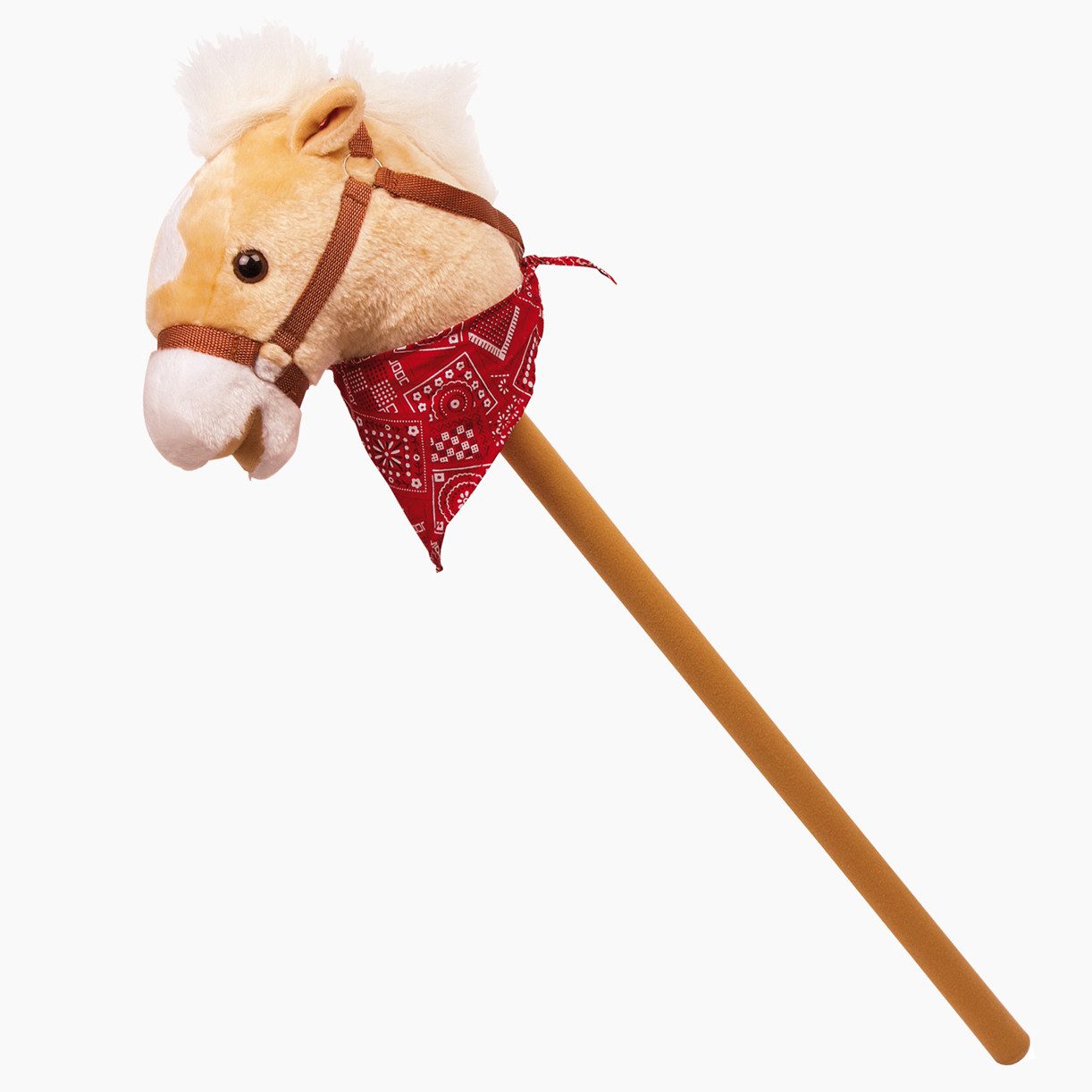 Small Foot Steckenpferd Steckenpferd „Rocky“, (packung, 1-tlg., spar set), Pferdchen mit feschem Halstuch seine Reiter.