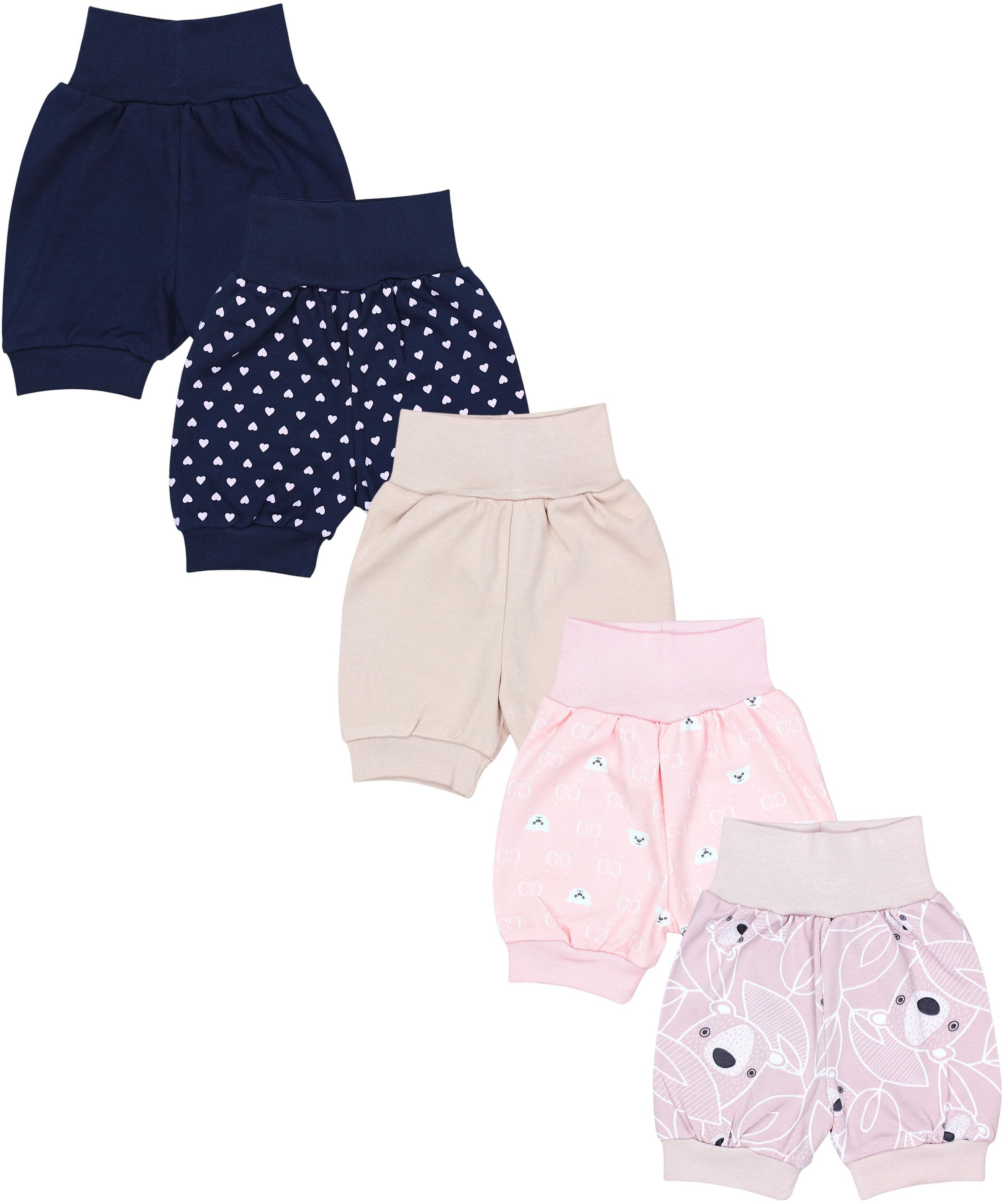 TupTam Pumphose TupTam Baby Mädchen Pumphose Sommershorts 5er Set