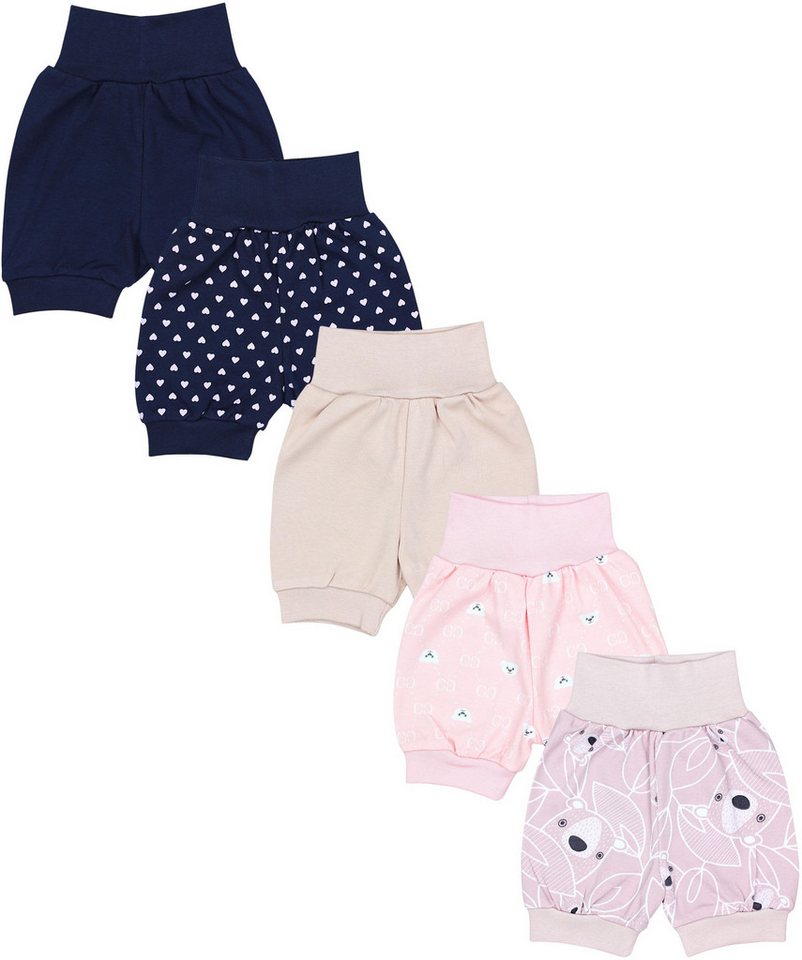 TupTam Pumphose TupTam Baby Mädchen Pumphose Sommershorts 5er Set