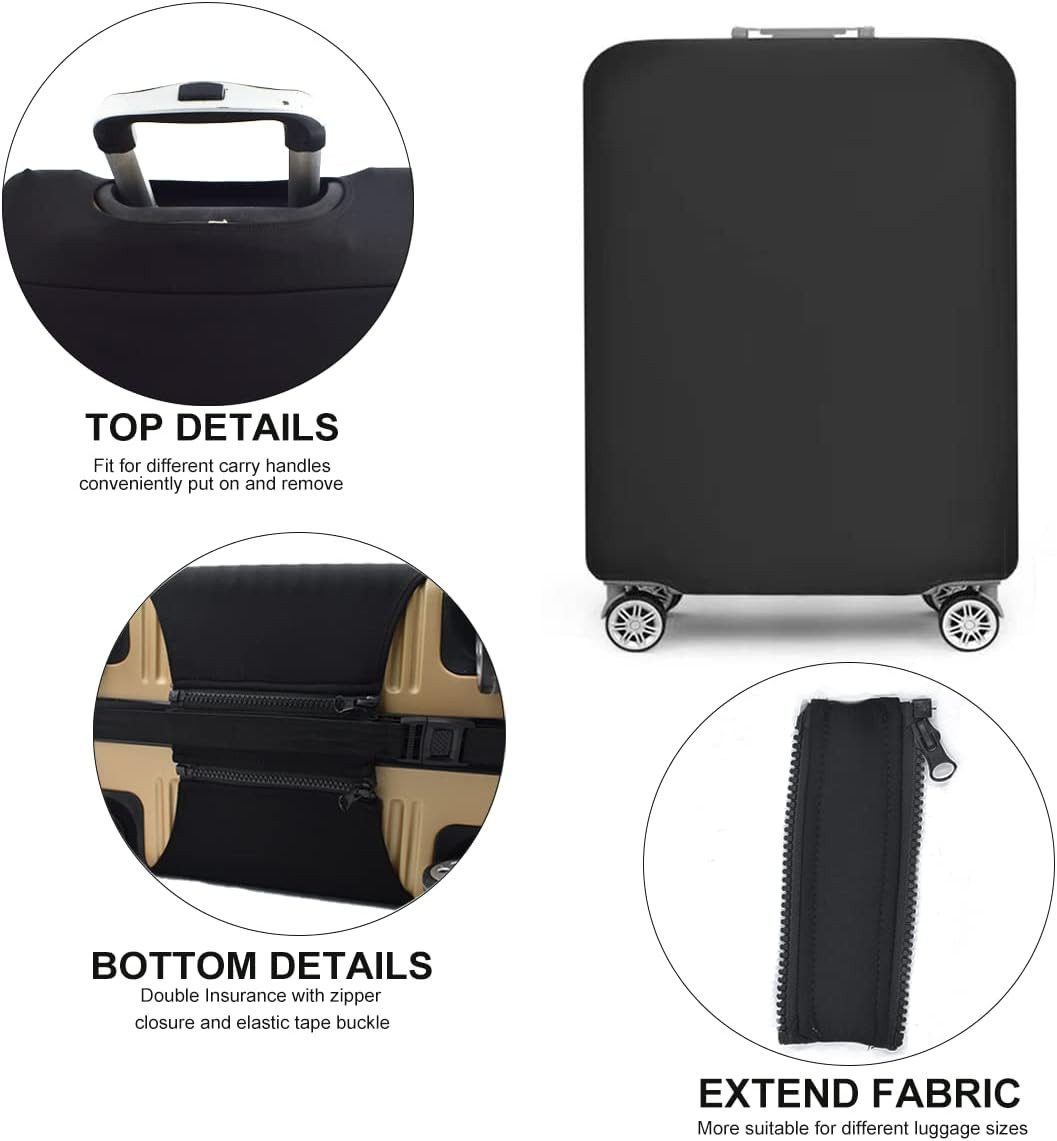 FELIXLEO Kofferhülle Kofferhülle Spandex Polyester elastisch für 29 bis 30 Zoll Trolley