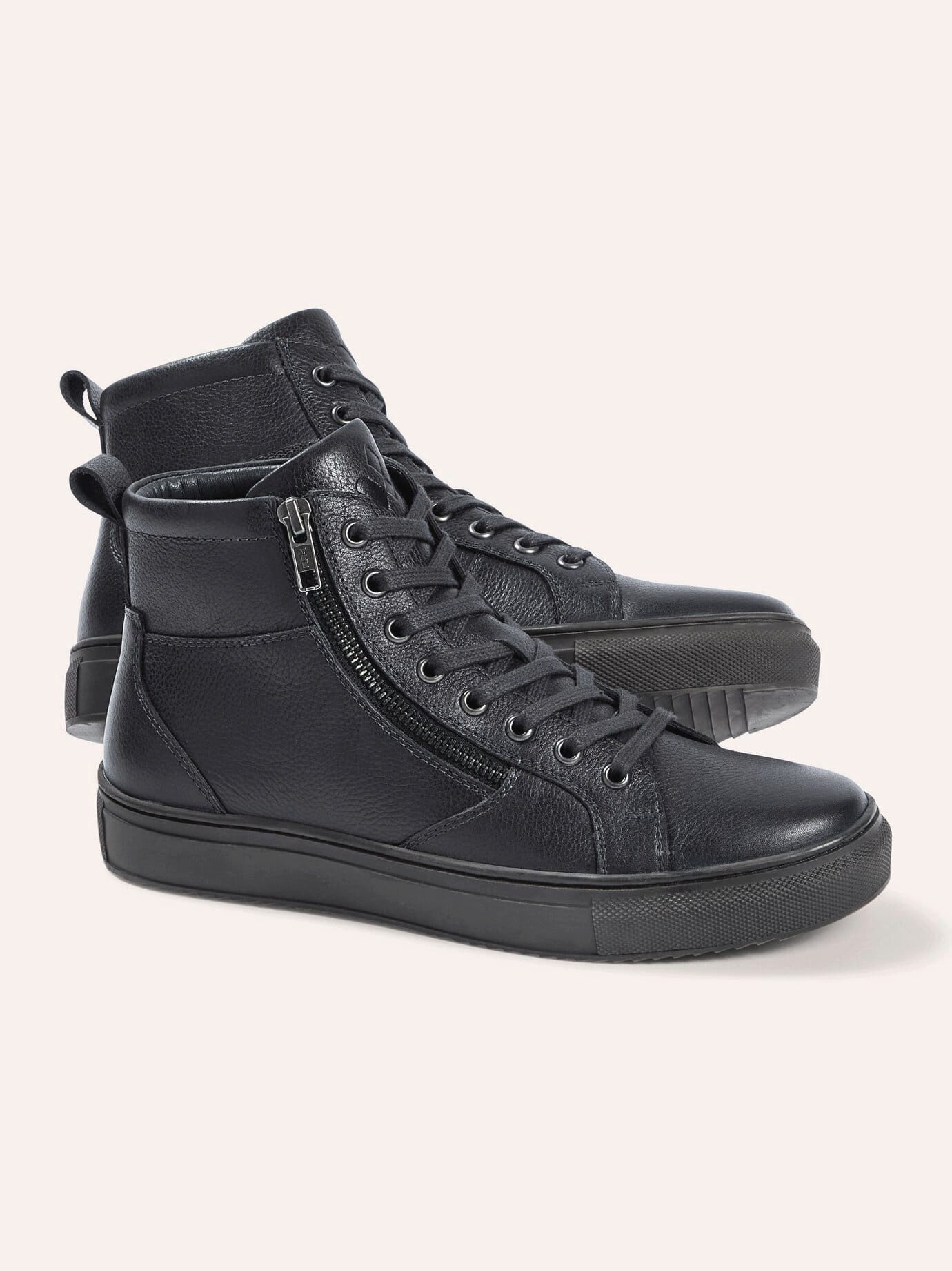 Walbusch Herren Leder-Schnürer Hightop. Schnürschuh, wärmend