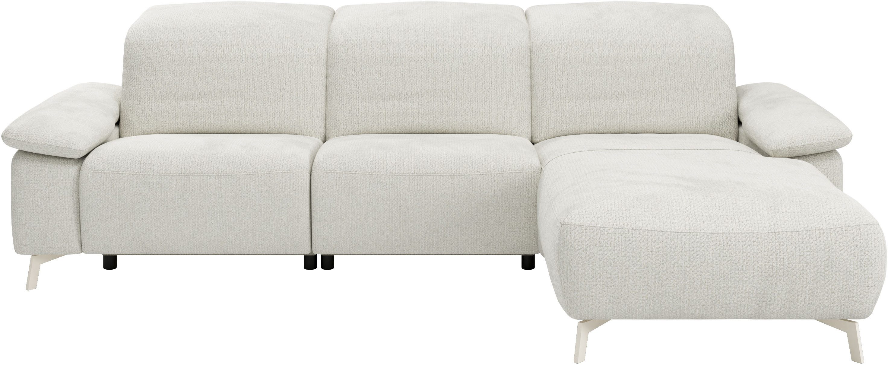Musterring Ecksofa MR 370, intelligenter Komfort im modernen Design, Optionale Relaxfunktion, flexible Kopfteile & klappbare Armlehnen