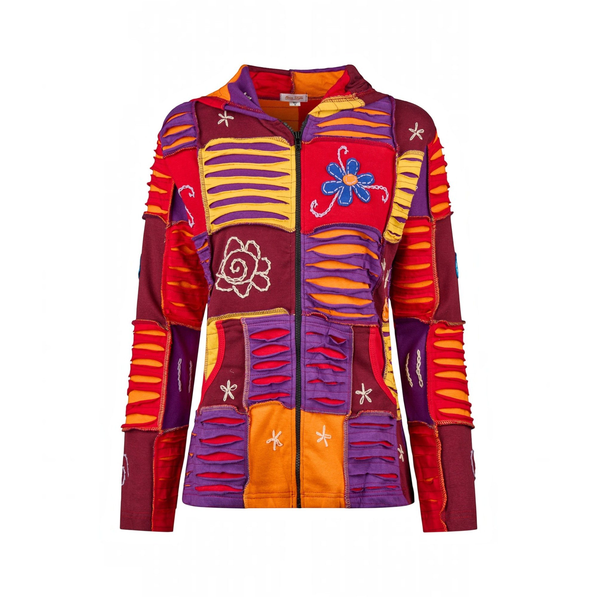 THC Natural Line Sweatjacke Baumwoll Patch Jacke (1 Stück, 1-tlg., 1 Stück) mit Kapuze