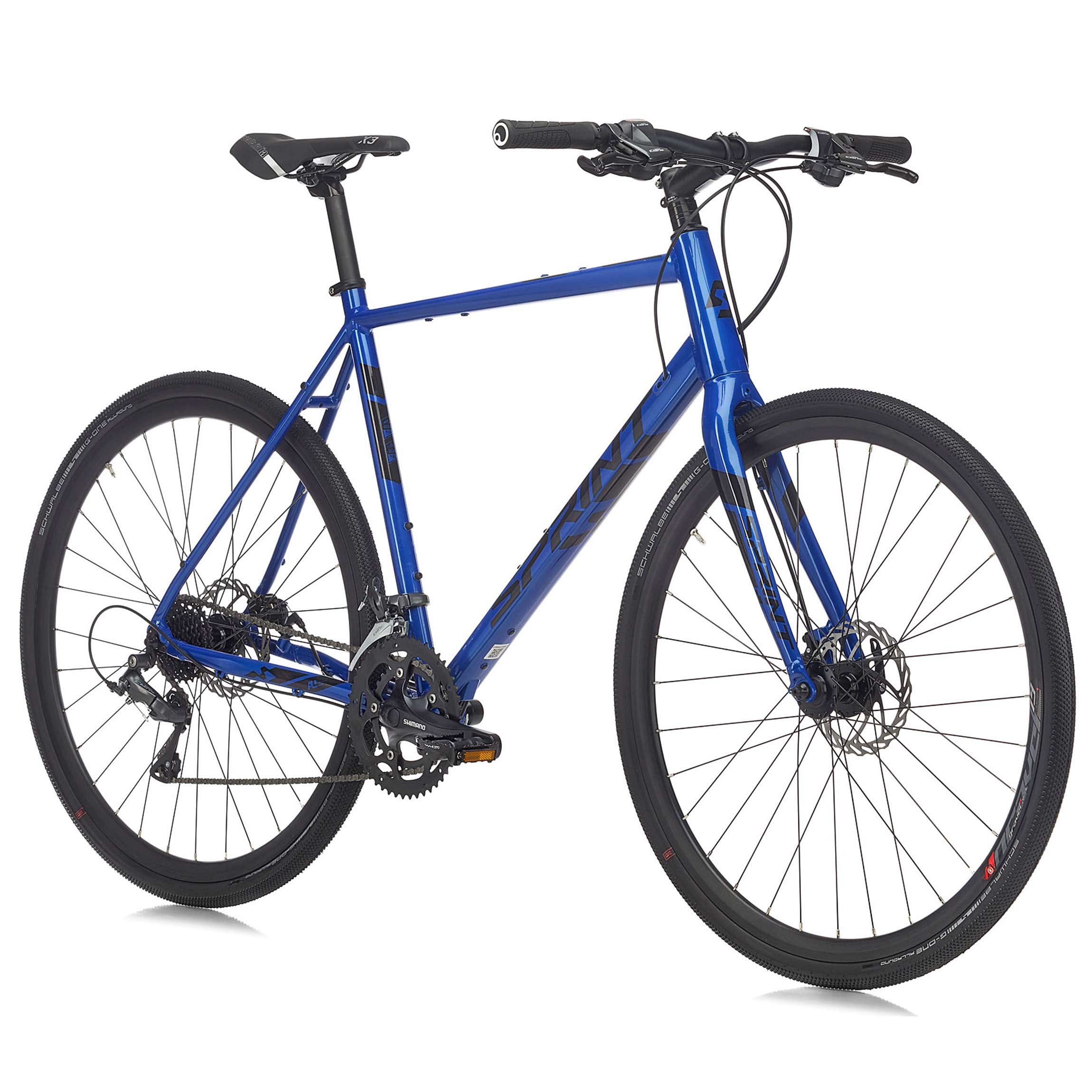 Airtracks Gravelbike 28 Zoll Herren Gravel Bike WHISPER PLUS Fahrrad 2x8 Gang, 16 Gang Shimano Claris RD-R2000 Schaltwerk, Kettenschaltung, (Blau), High End Gravel Fahrrad - Rahmenhöhen 52 cm 56 cm - Modell 2026