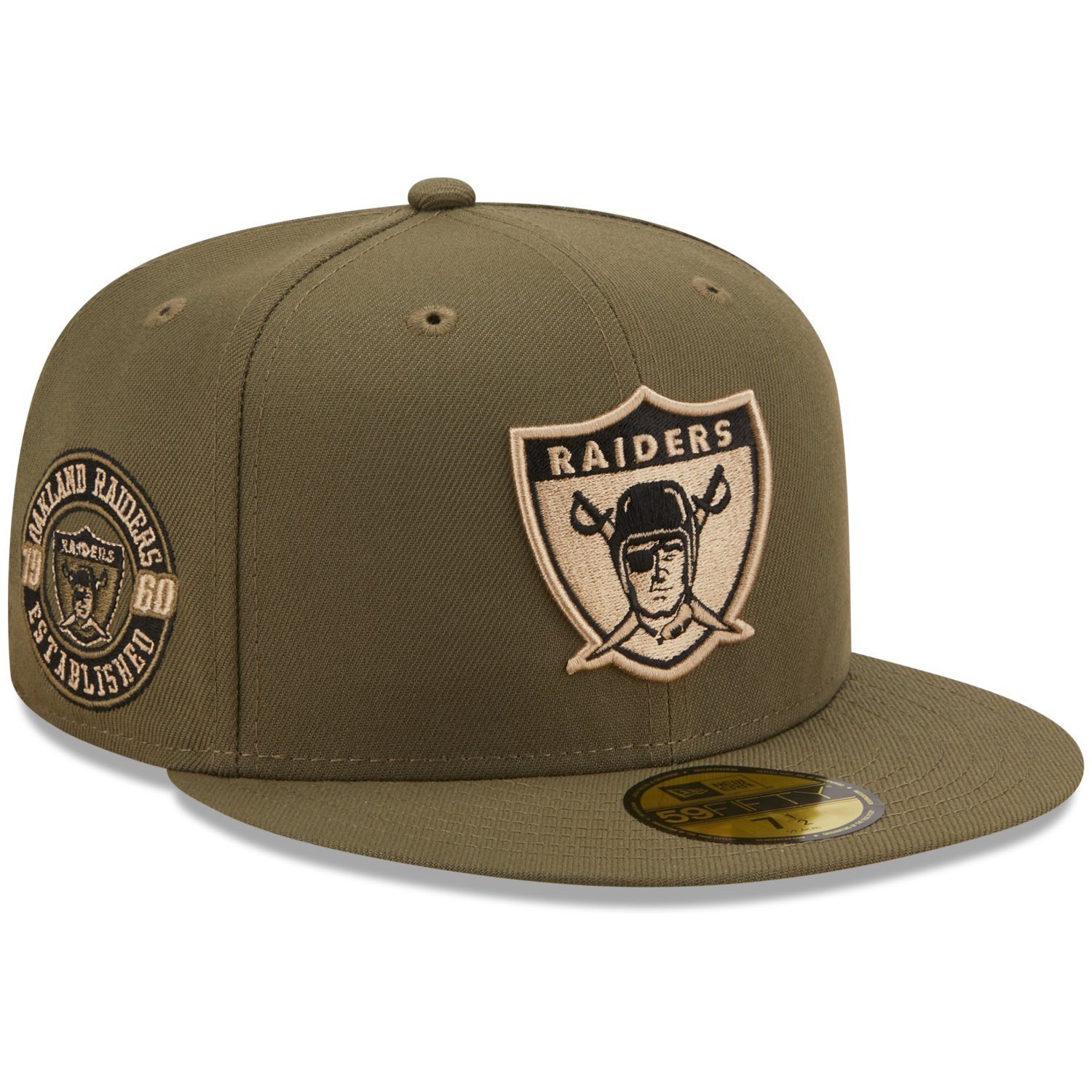 New Era Fitted Cap 59Fifty NFL Throwback Superbowl ProBowl Las Vegas Raiders