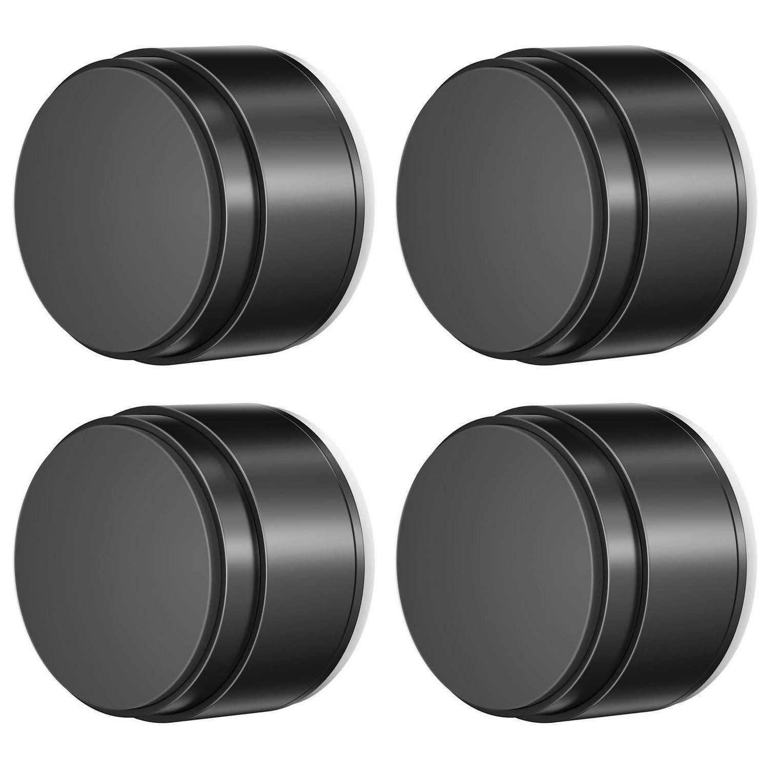 LuxusKollektion Wandtürstopper Türstopper Wand Schwarz selbstklebend (4 St)