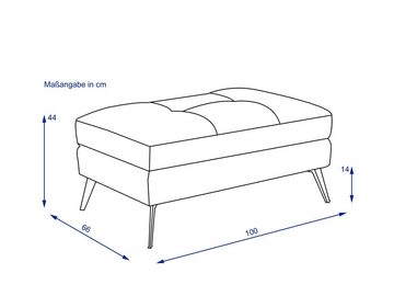 SANSIBAR Living Sitzhocker Hocker SANSIBAR OSTLAND grau