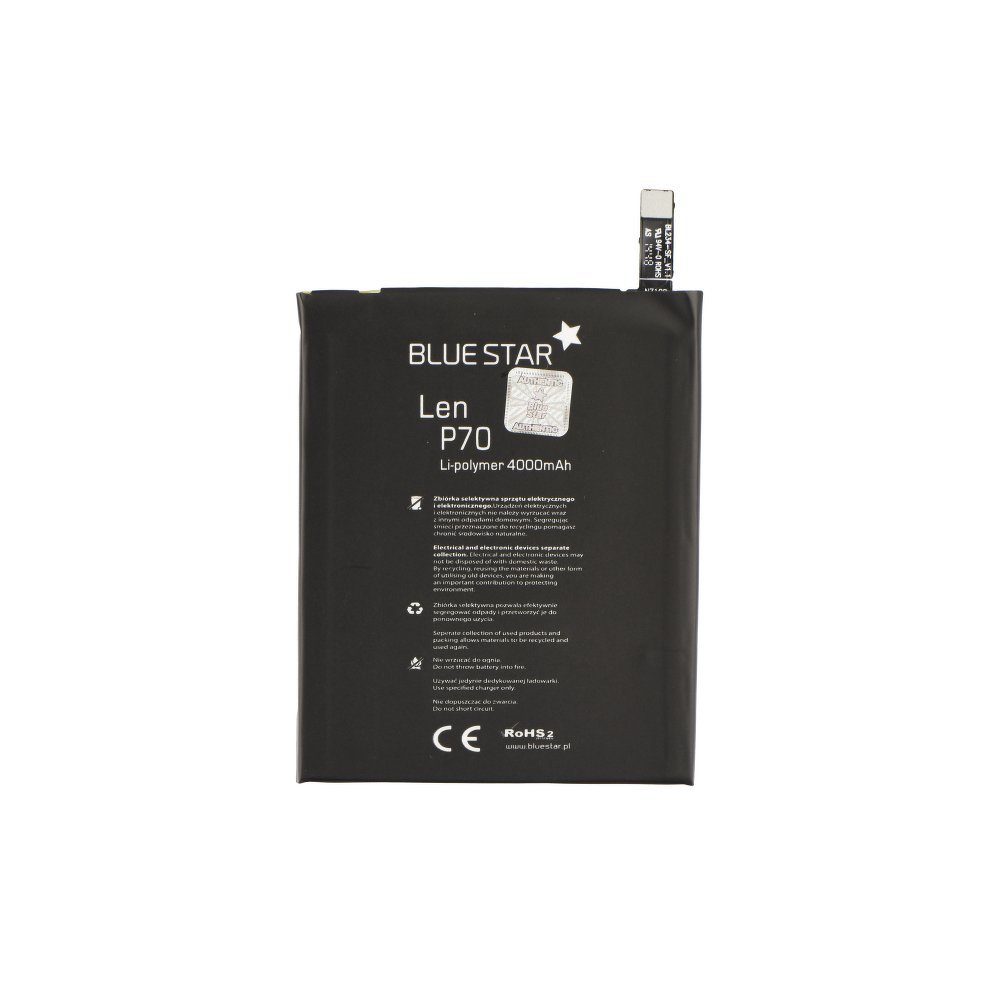 BlueStar Bluestar Akku Ersatz kompatibel mit BL-234 Lenovo P70 / P70t / A5000/ Vibe P1m / P90 4000 mAh Austausch Batterie Handy Accu Bl234 Smartphone-Akku | Handy-Akkus