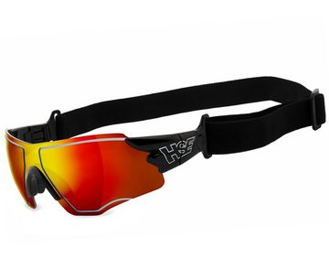 HSE - SportEyes Sportbrille SPEEDWULF, Steinschlagbeständig durch Kunststoff-Sicherheitsglas