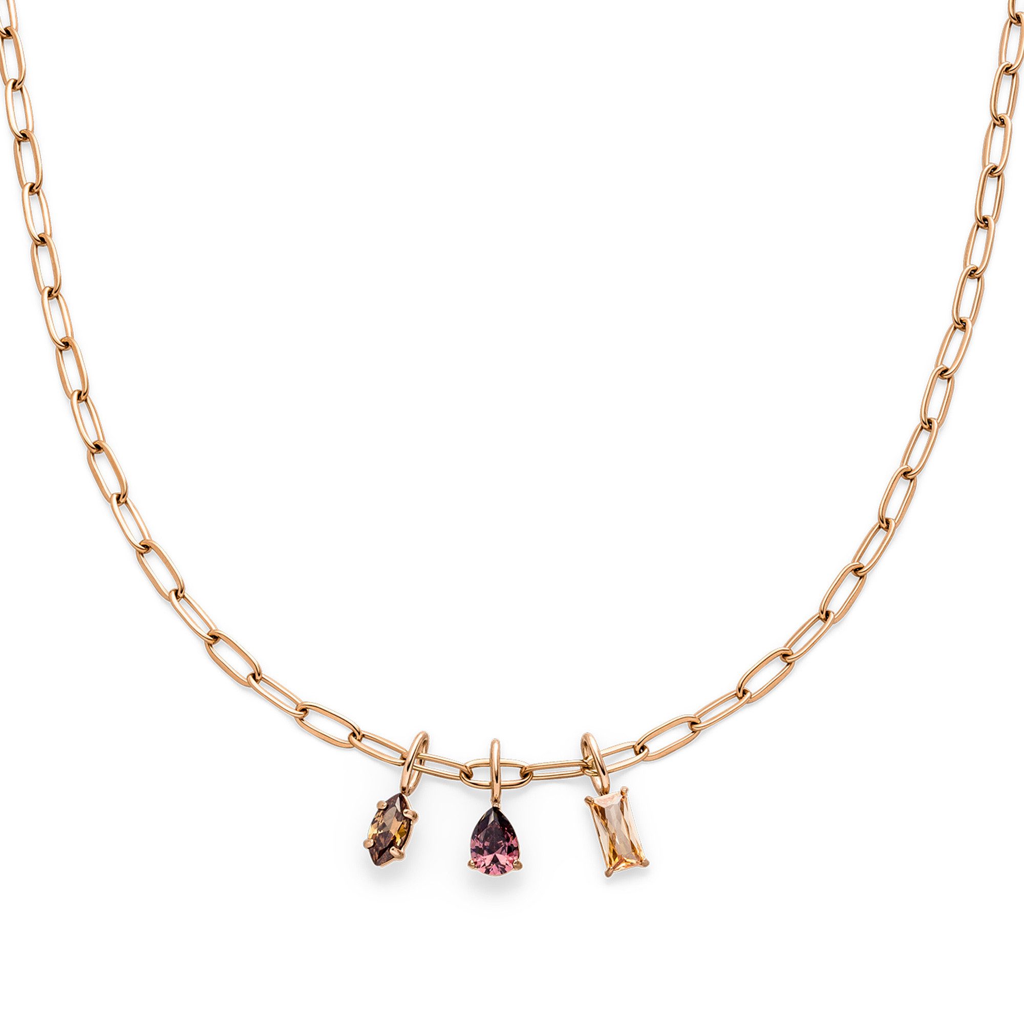 s.Oliver Kette mit Anhänger Elegant Stones, mit Zirkonia (synth)