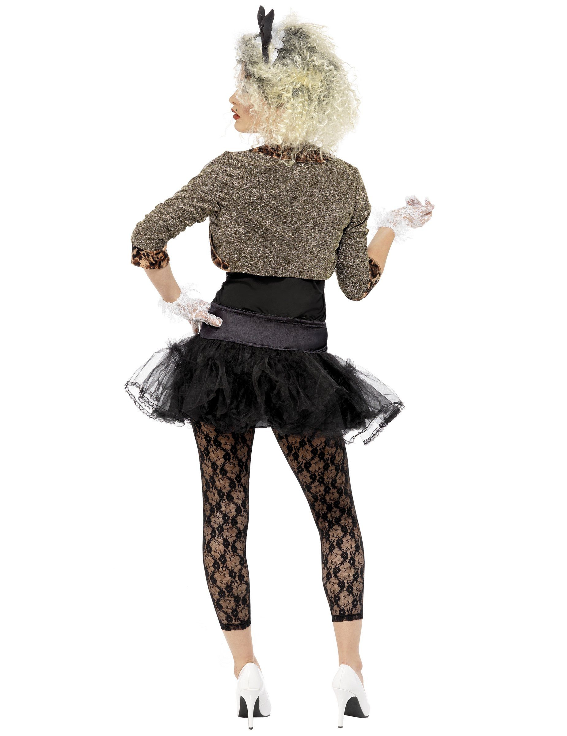 Smiffys Kostüm 80er Jahre Punk Damenkostüm schwarz-braun
