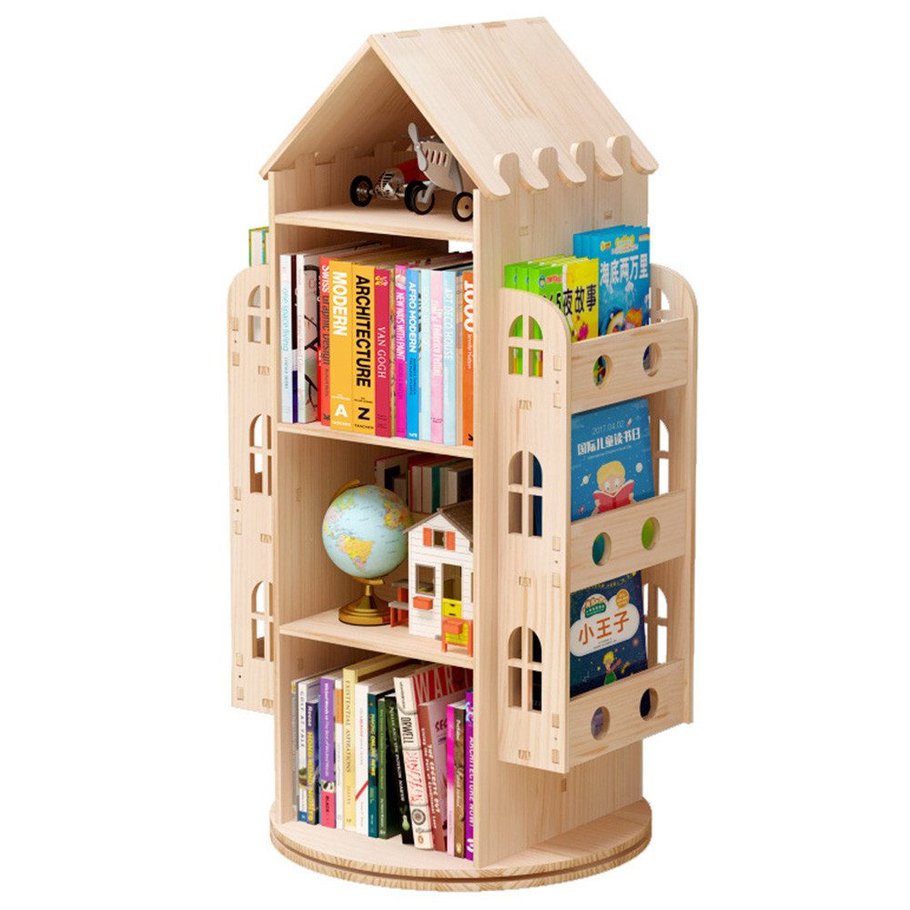 NUODWELL Bücherregal Drehbares Bücherregal 360 Grad, günstig online kaufen