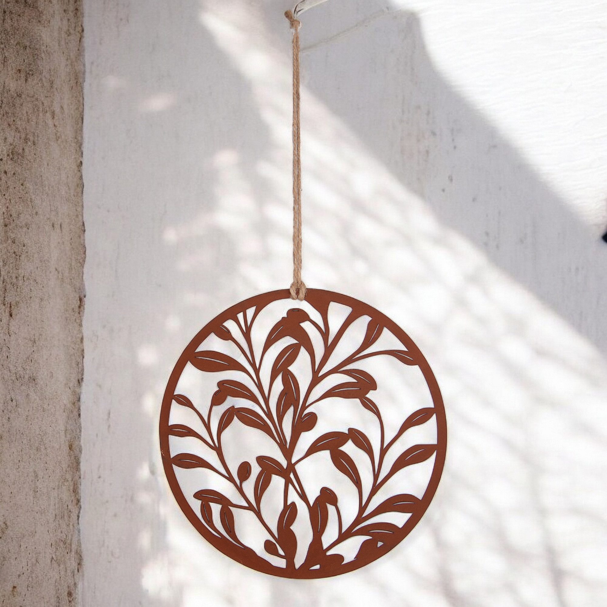 UNUS HOME Wanddekoobjekt Aufhänger Olivenblätter (25cm), günstig online kaufen