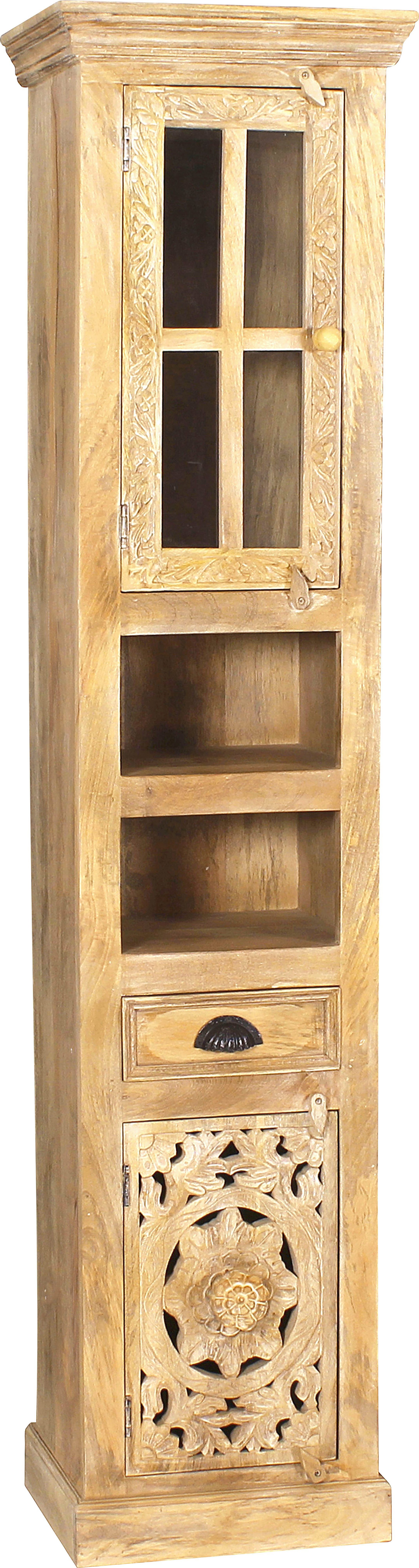 Hochschrank Mit SIT Holzschnitzereien