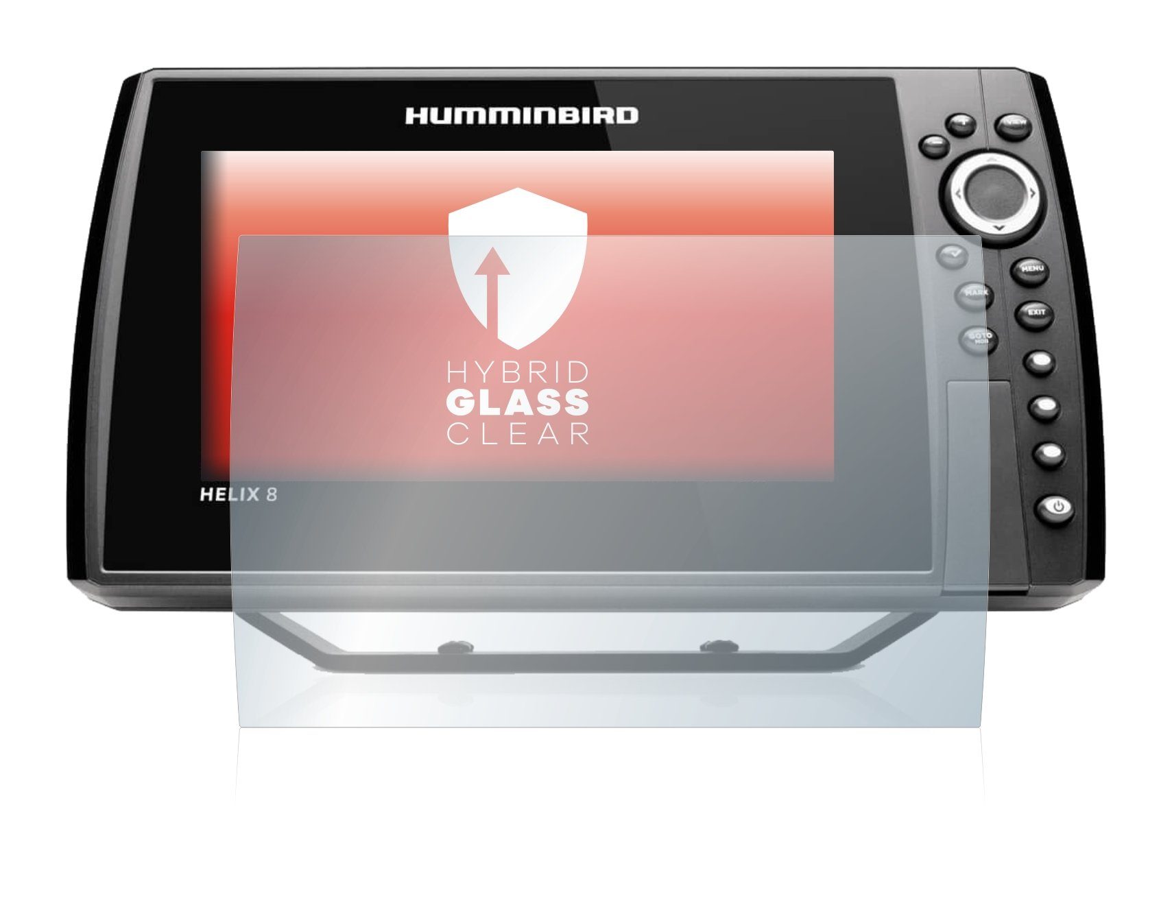 upscreen Glas Panzerfolie für Humminbird Helix 9 CHIRP MSI GPS G4N Schutz Glas 