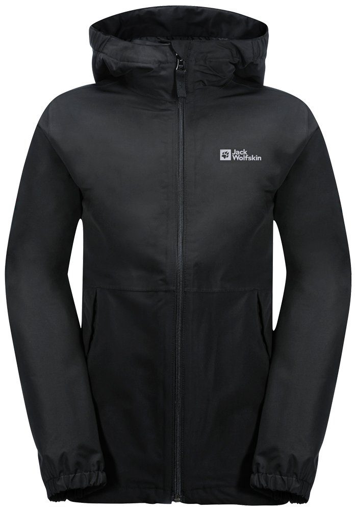 K STORMY POINT black Jack Wolfskin JACKET Outdoorjacke